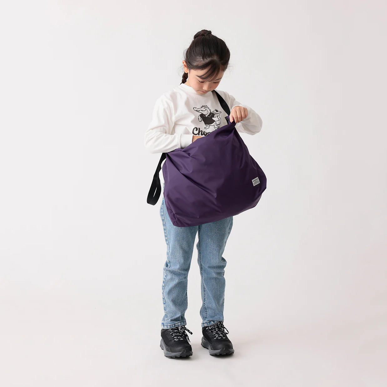 Purple Crossbody Bag(宽44x高34x深13cm)