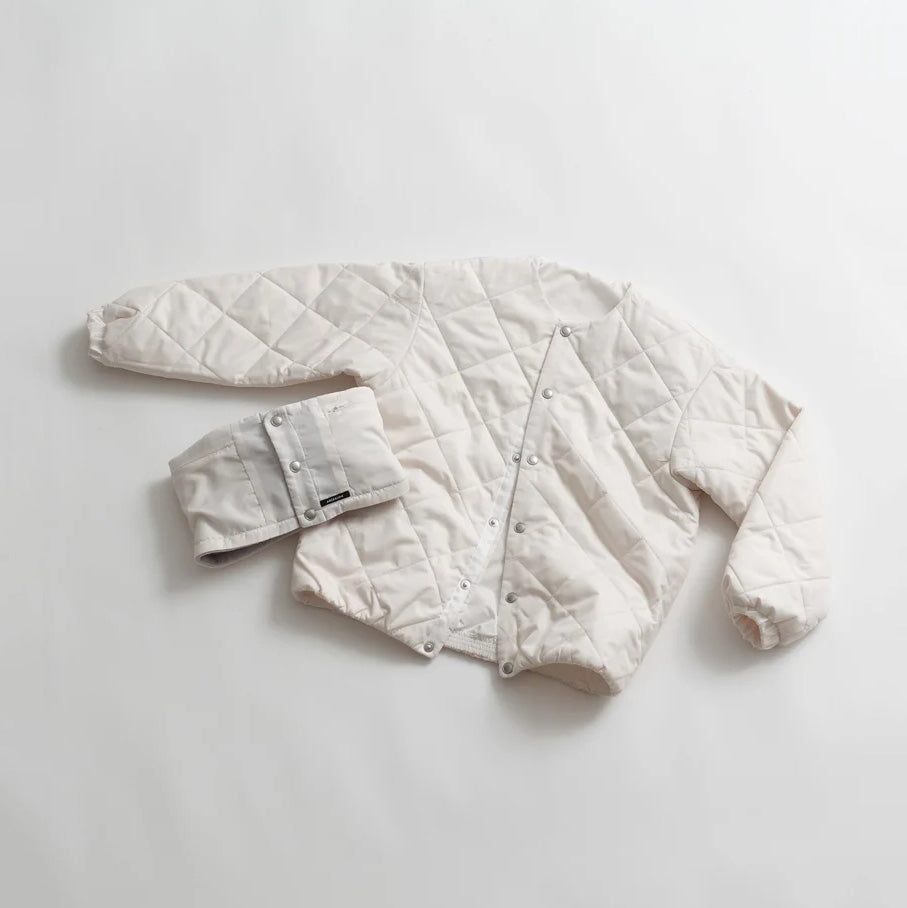 Adult White Padded Jacket