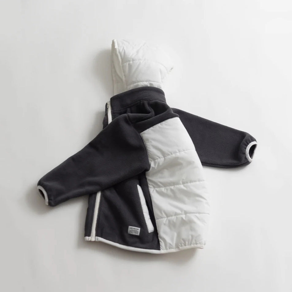 Boys & Girls Dark Grey Fleece Jacket