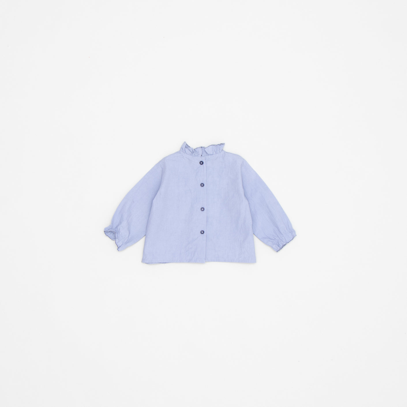 Baby Girls Blue Cotton Top