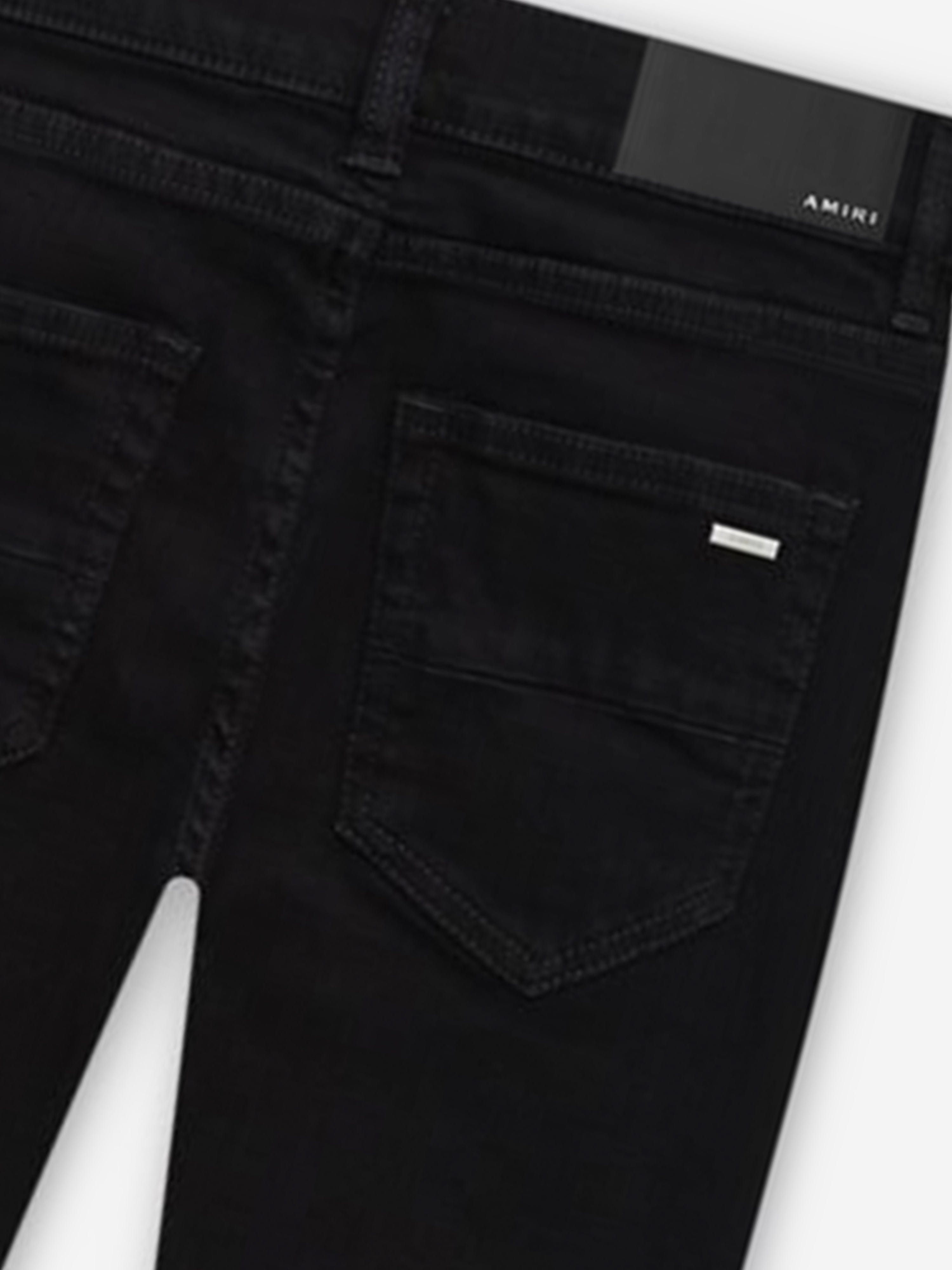 Amiri Kids MA Quad Scribble Jeans in Black