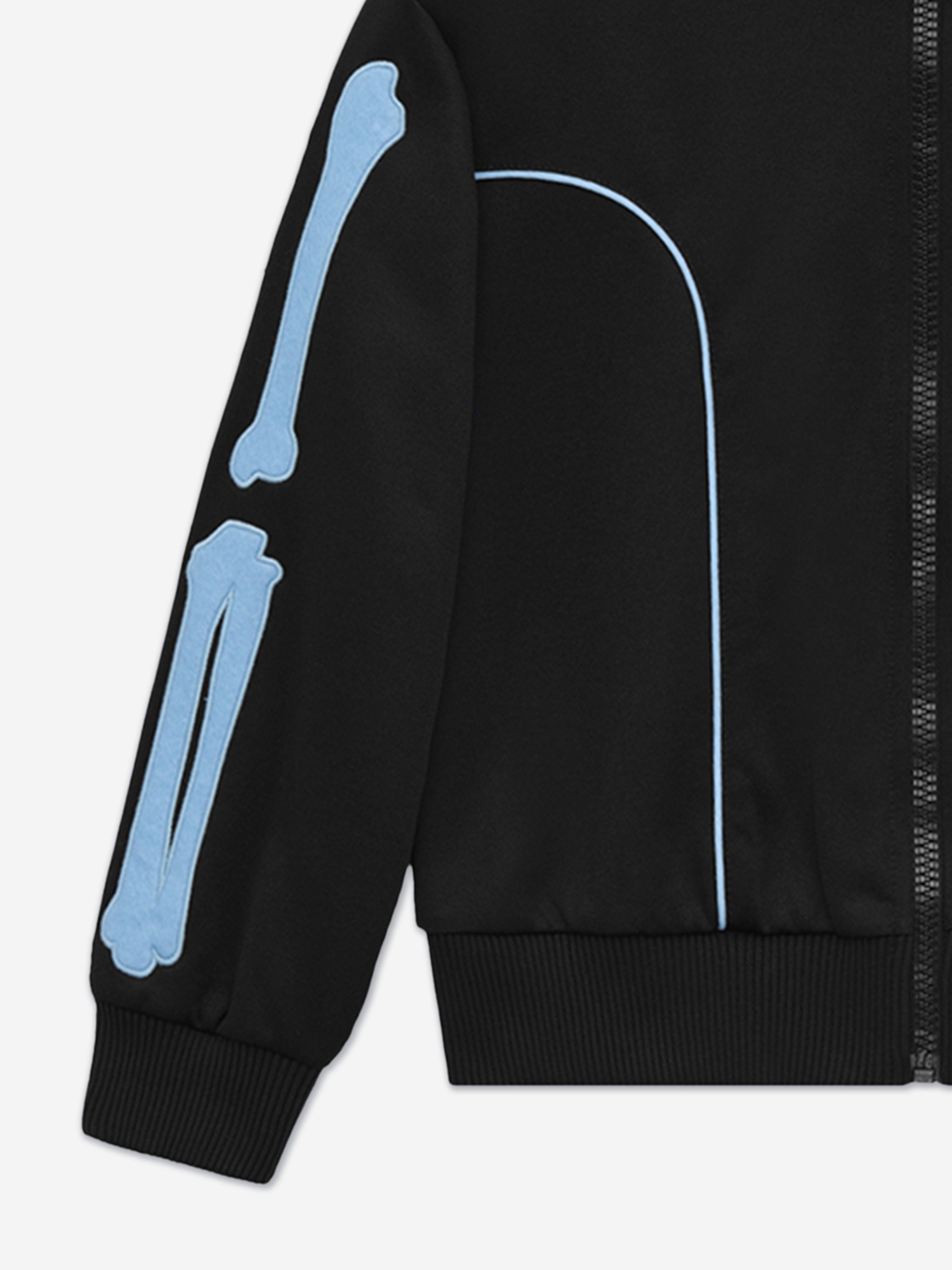 Kids Bones Track Jacket in Black