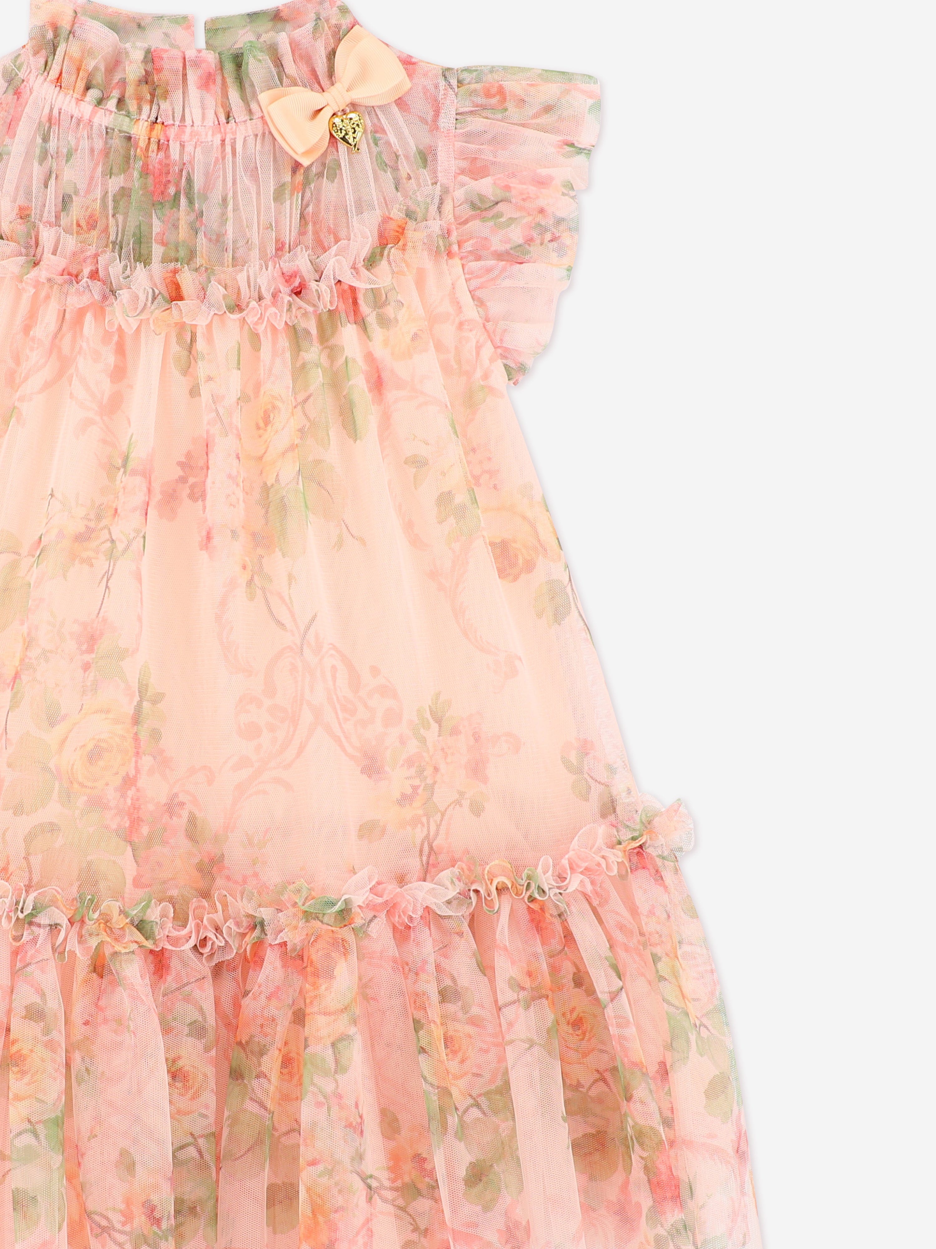 Girls Marigold Primrose Dress in Pink