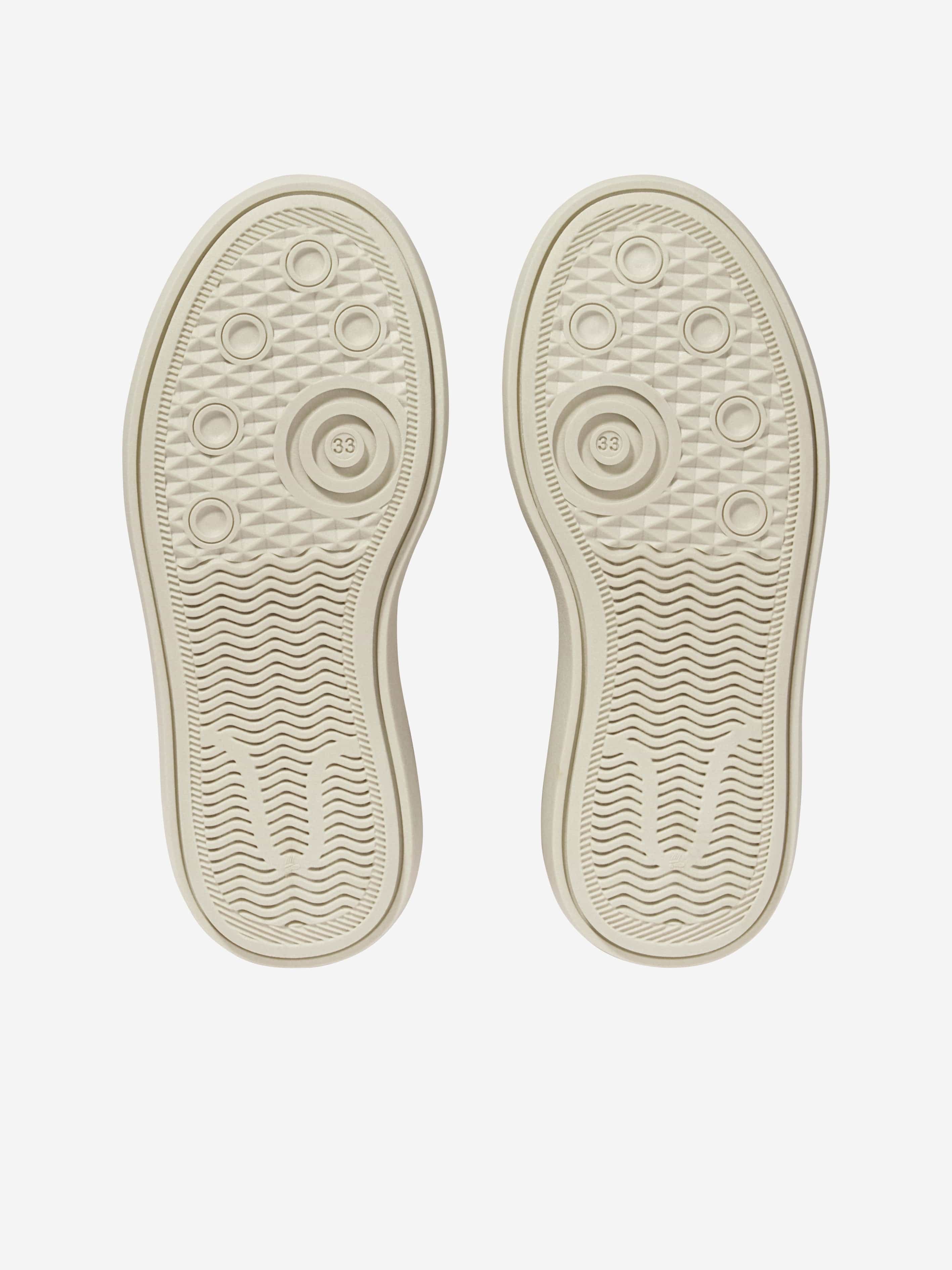 Emporio Armani Boys Lace Up Boots in Beige