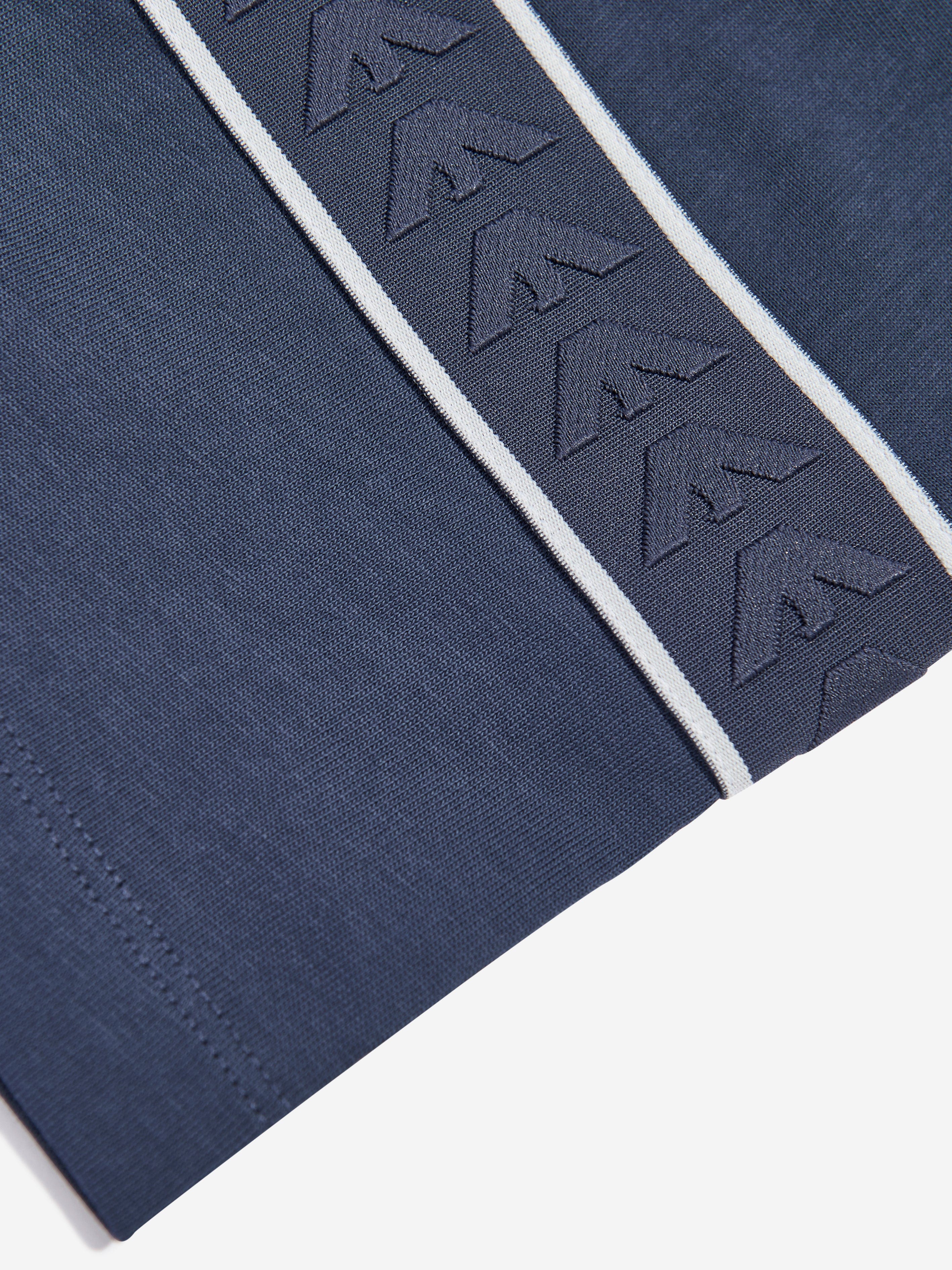 Emporio Armani Boys Logo T-Shirt in Blue