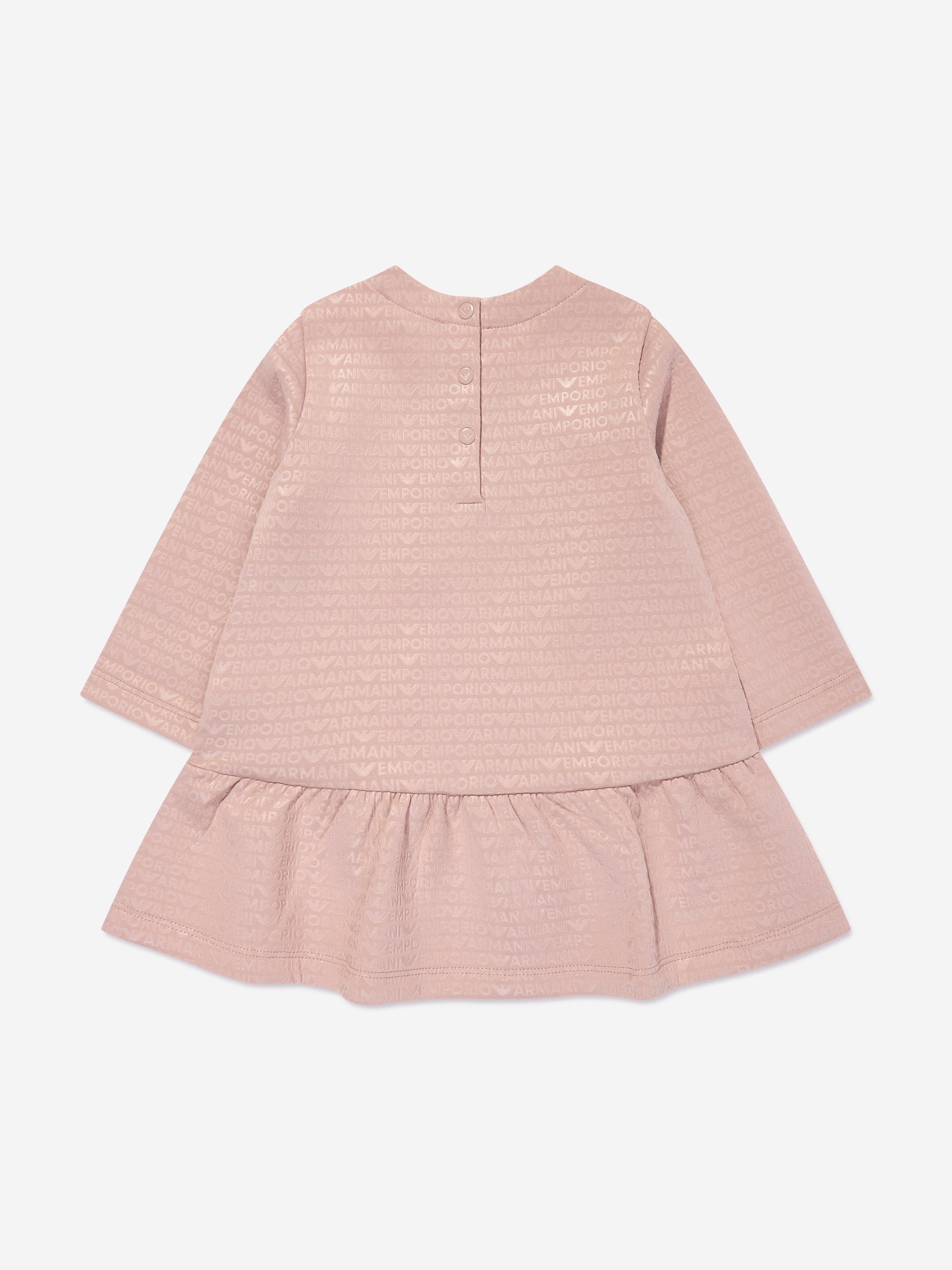 Baby Girls Logo Dress in Pink