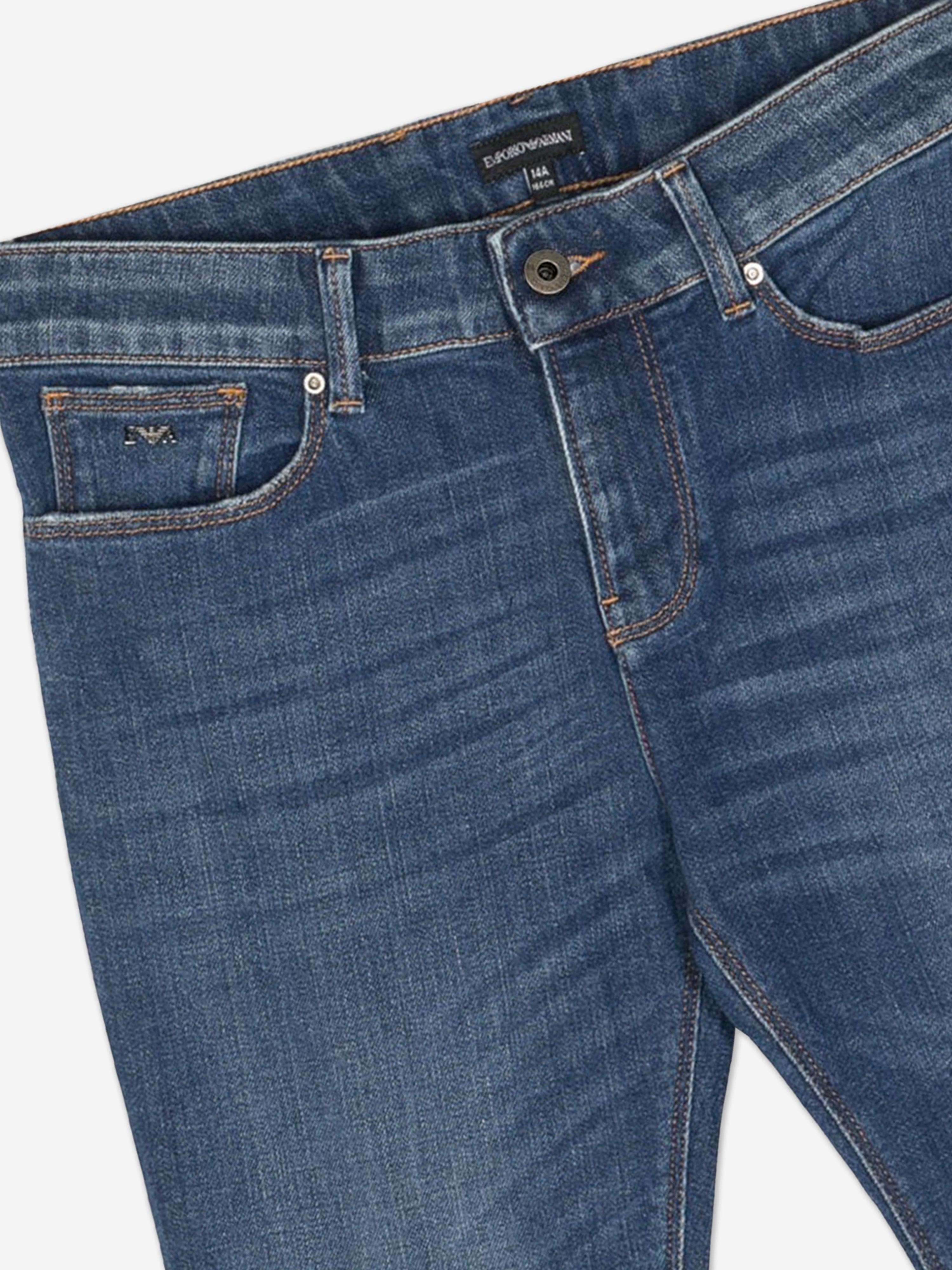 Emporio Armani Boys Skinny Jeans in Blue