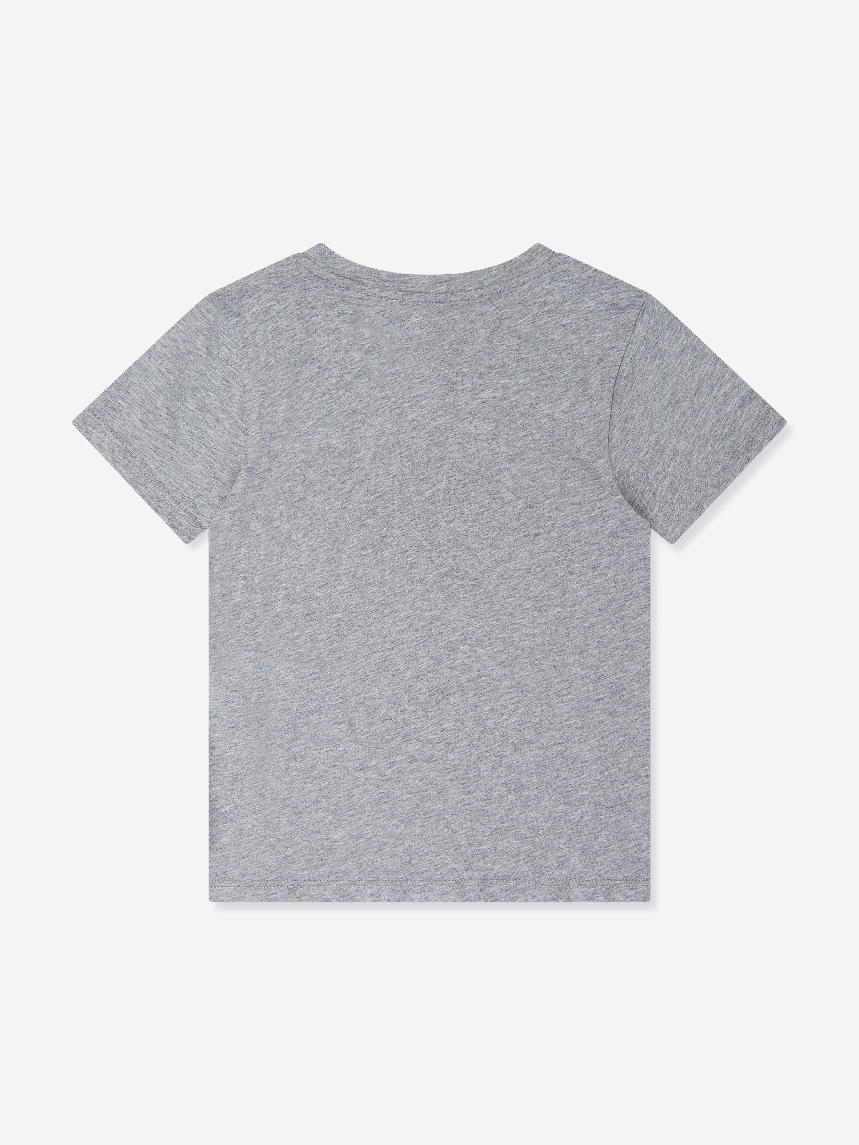 Emporio Armani Boys Logo T-Shirt in Grey