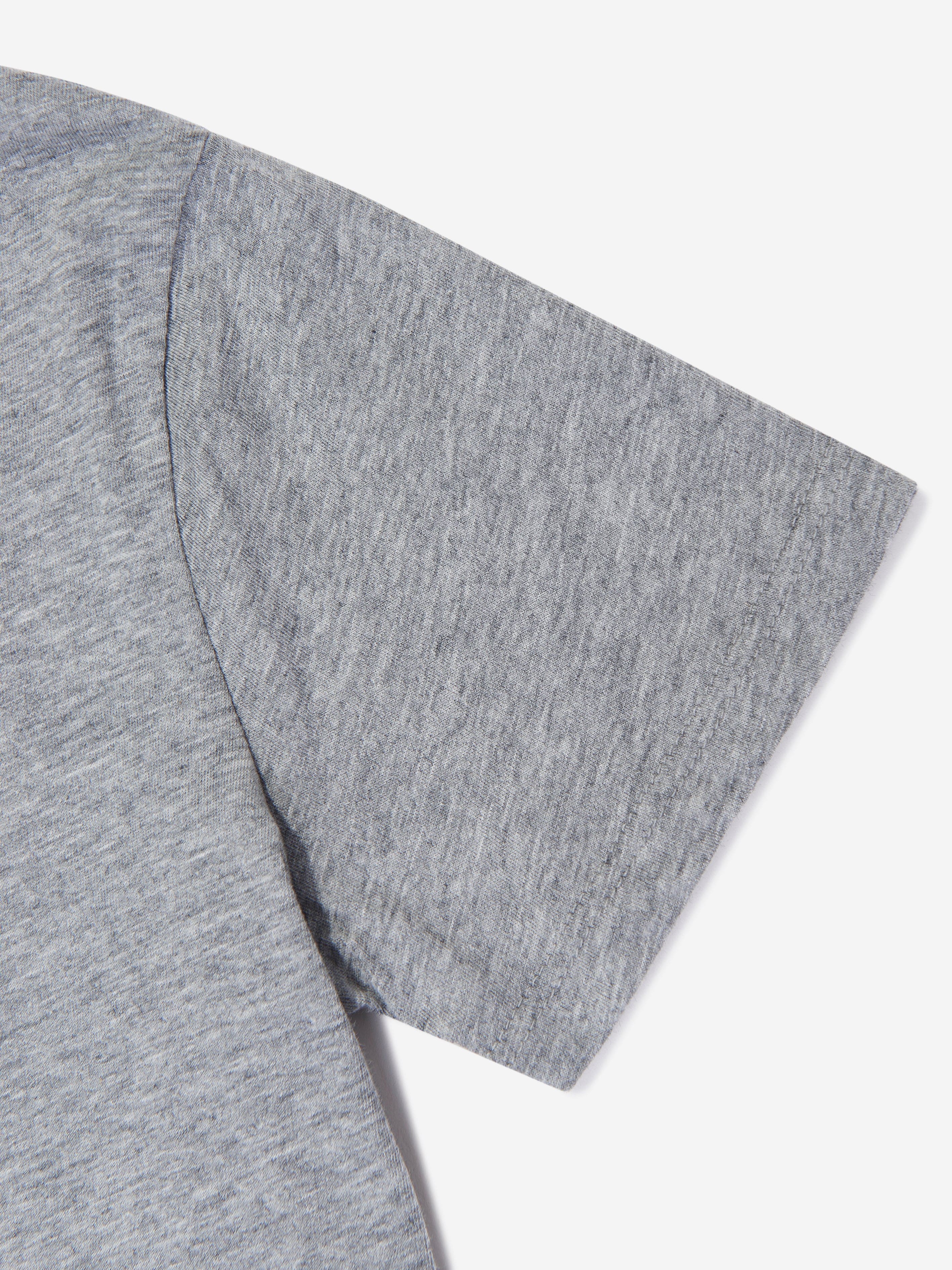 Emporio Armani Boys Logo T-Shirt in Grey