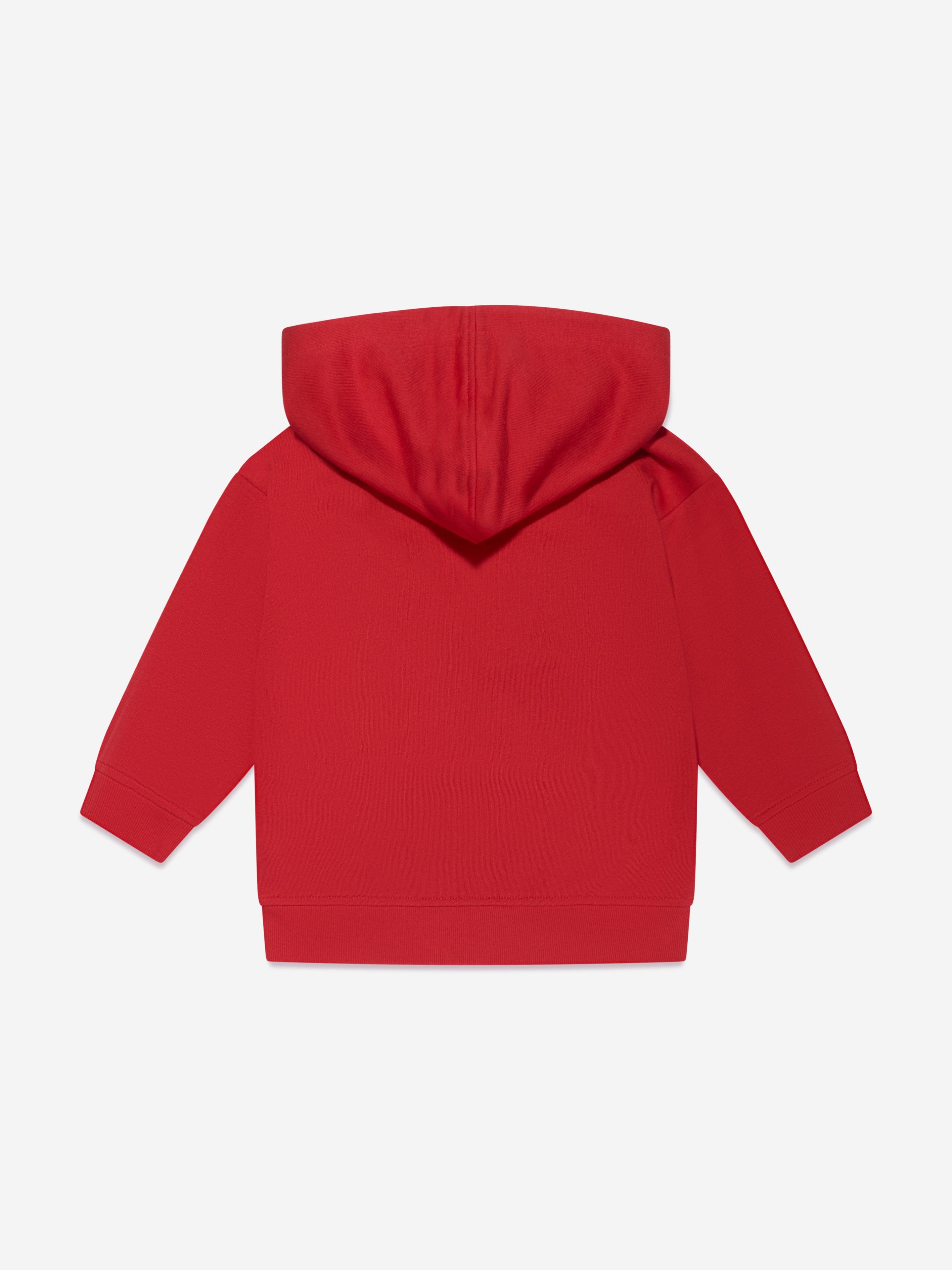 Emporio Armani Boys Front Pocket Hoodie In Red