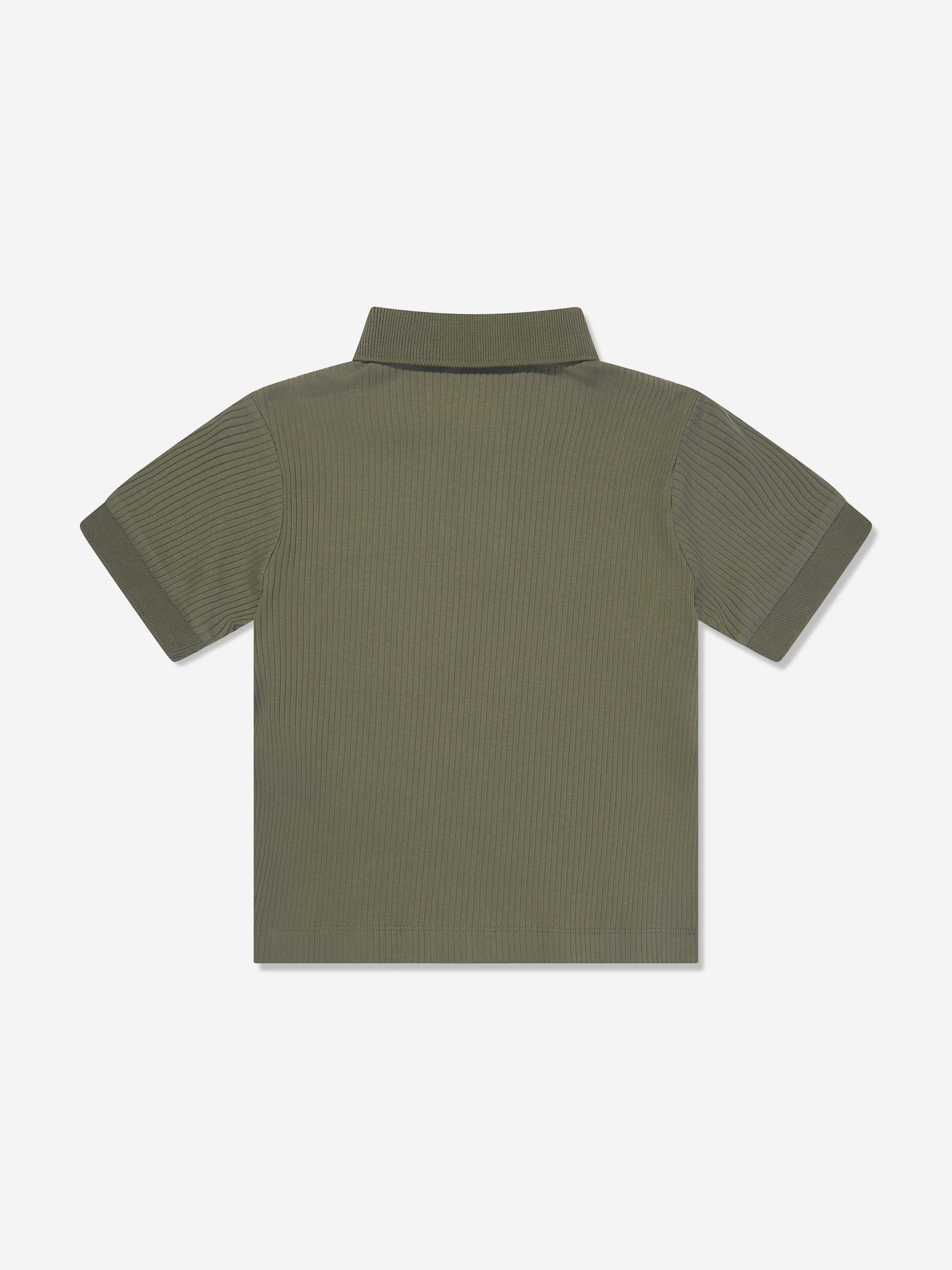 Emporio Armani Boys Logo Pocket Polo Shirt in Green