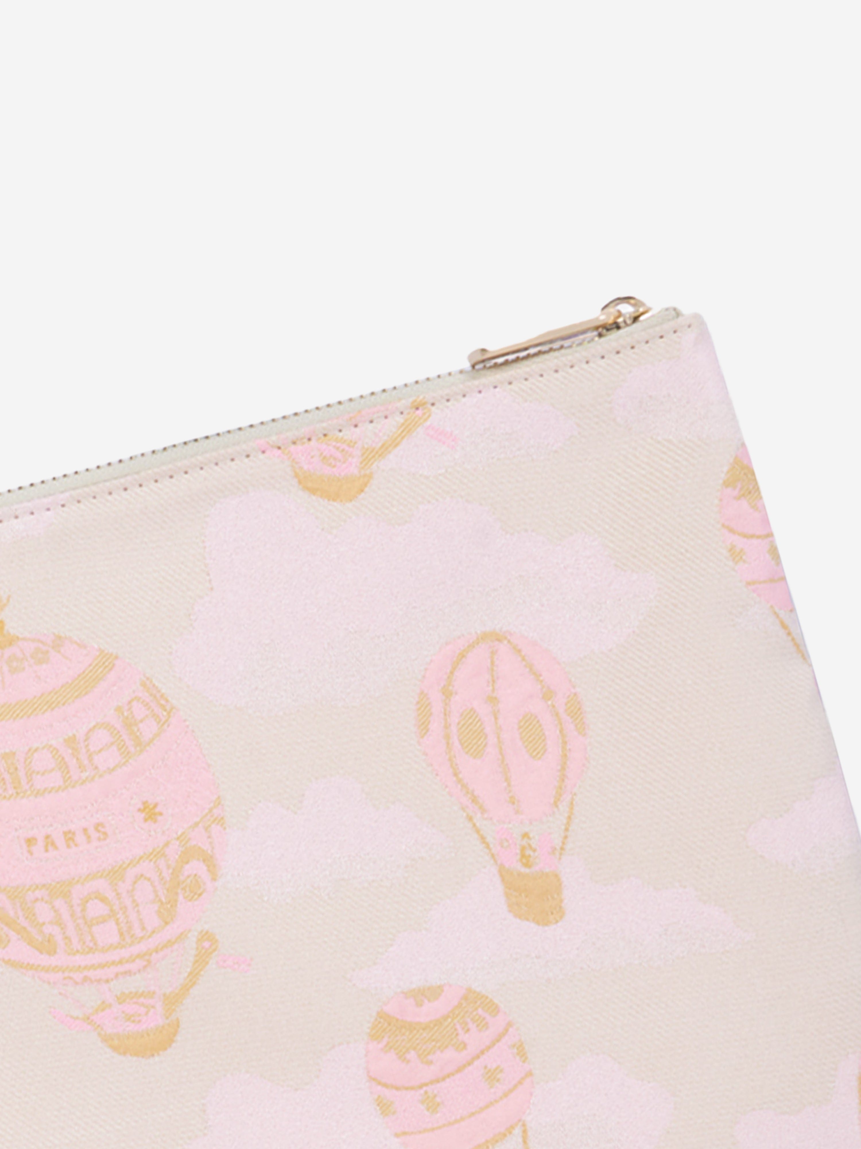 Atelier Choux Baby Girls Hot Air Balloon Pouch in Pink (31cm)