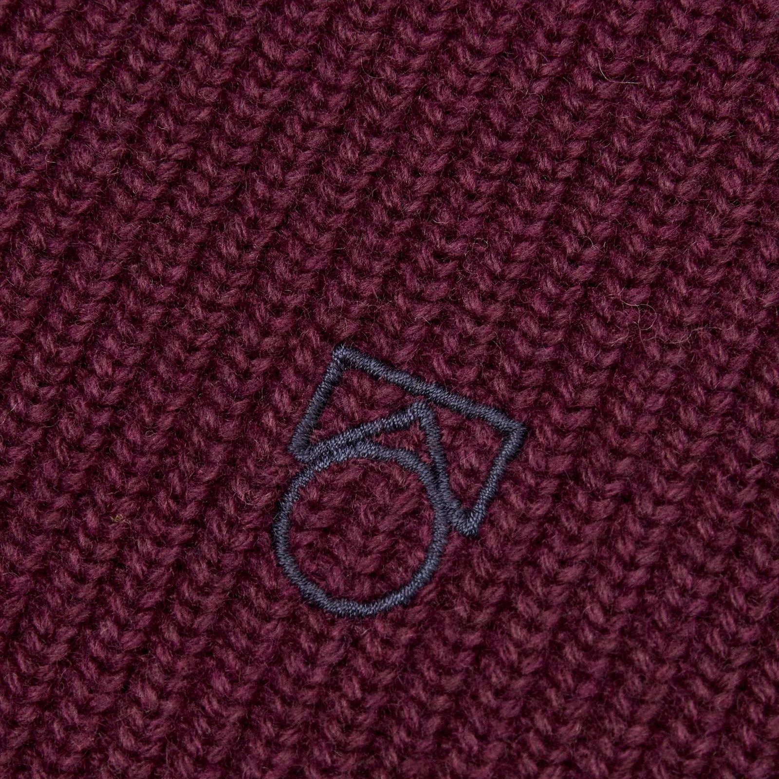 Boys & Girls Wine Red Wool Knit Vest