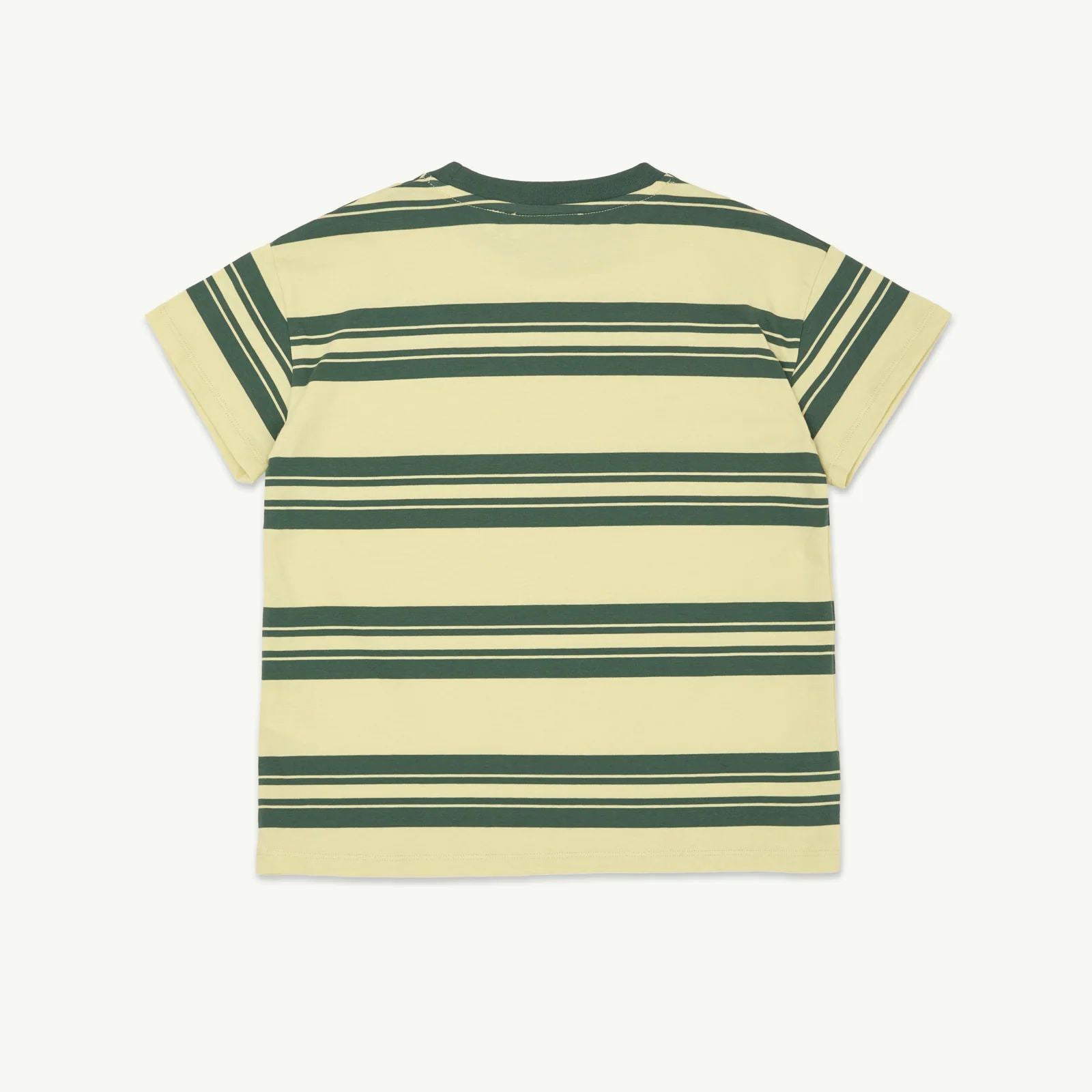 Boys & Girls Yellow Stripes Cotton T-Shirt
