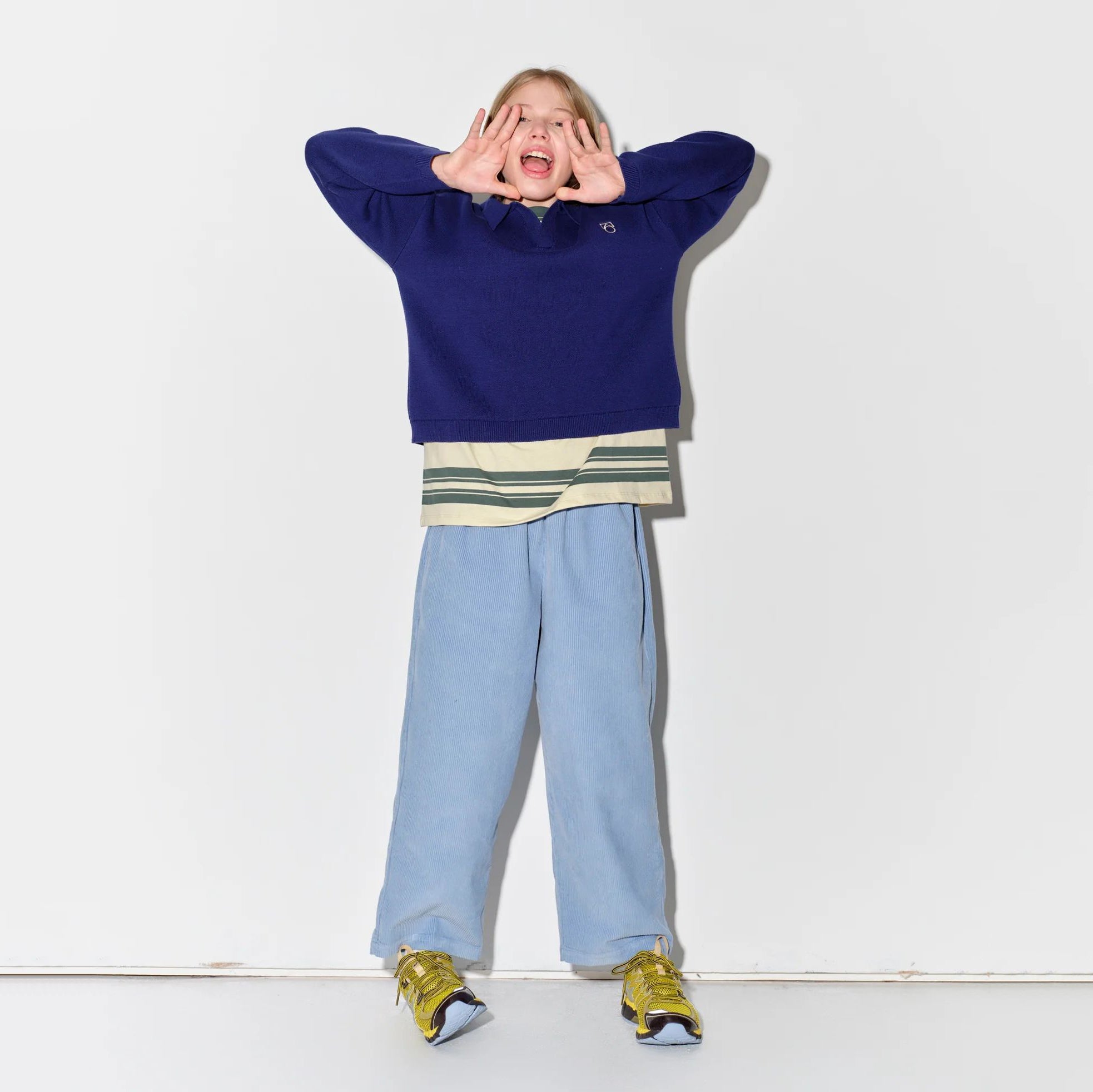 Boys & Girls Navy Wool Sweater