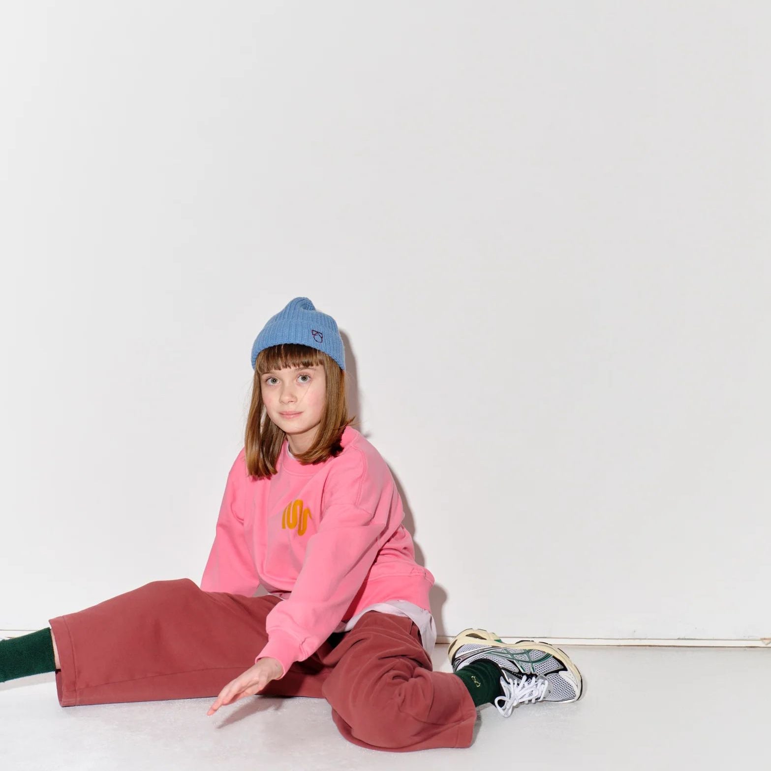 Boys & Girls Wine Red Cotton Trousers