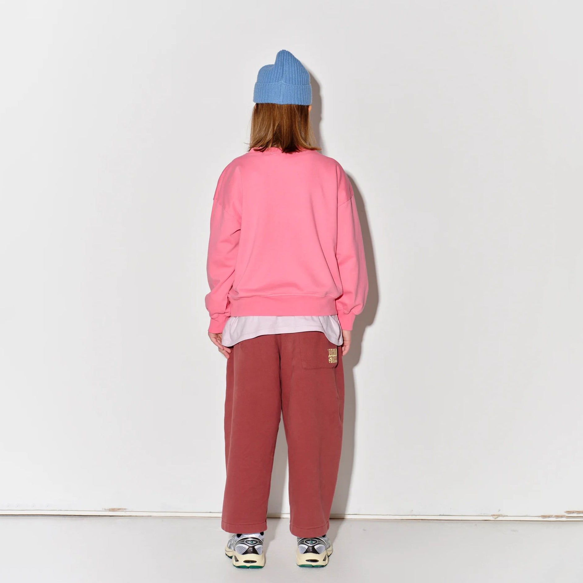 Boys & Girls Wine Red Cotton Trousers