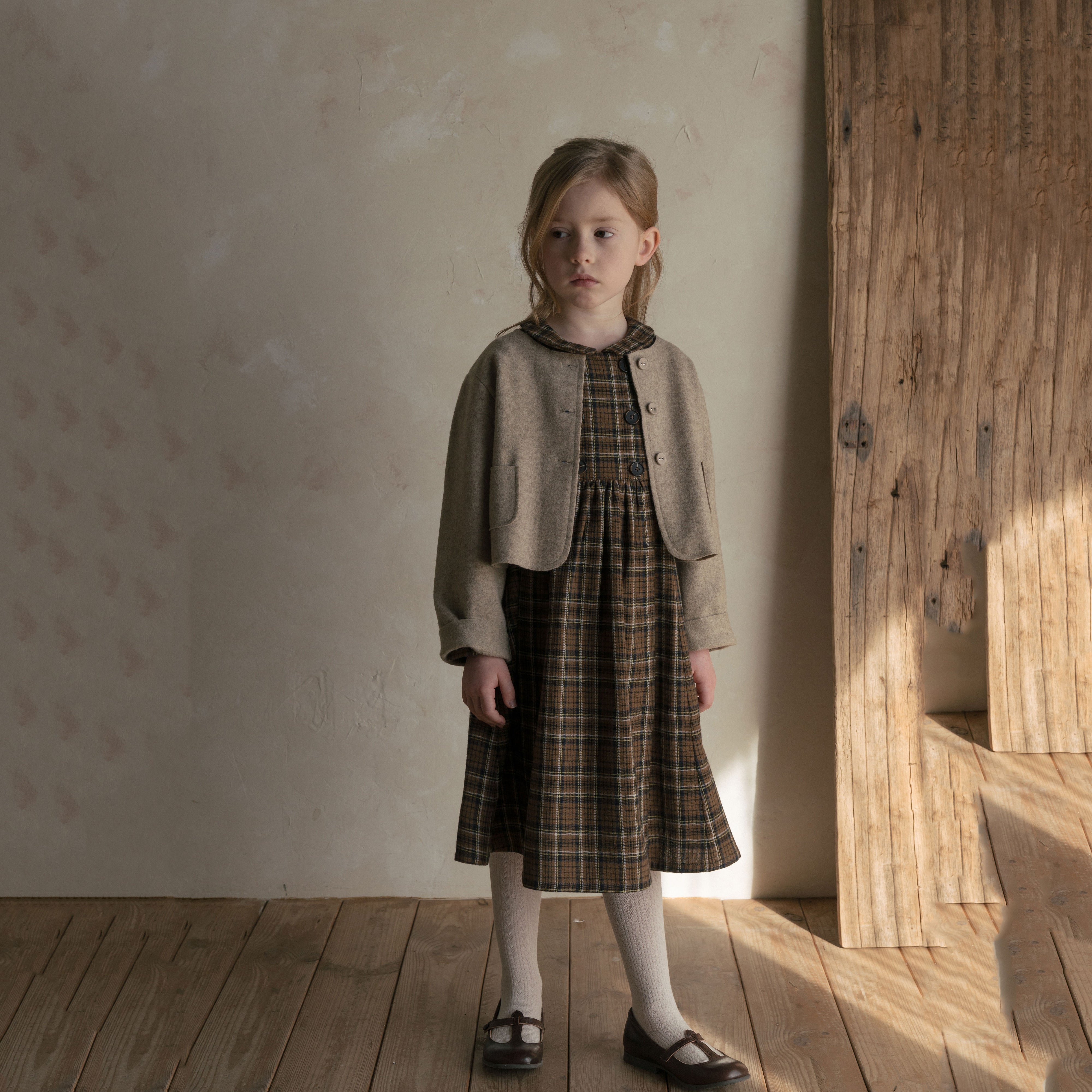 Girls Beige Jacket