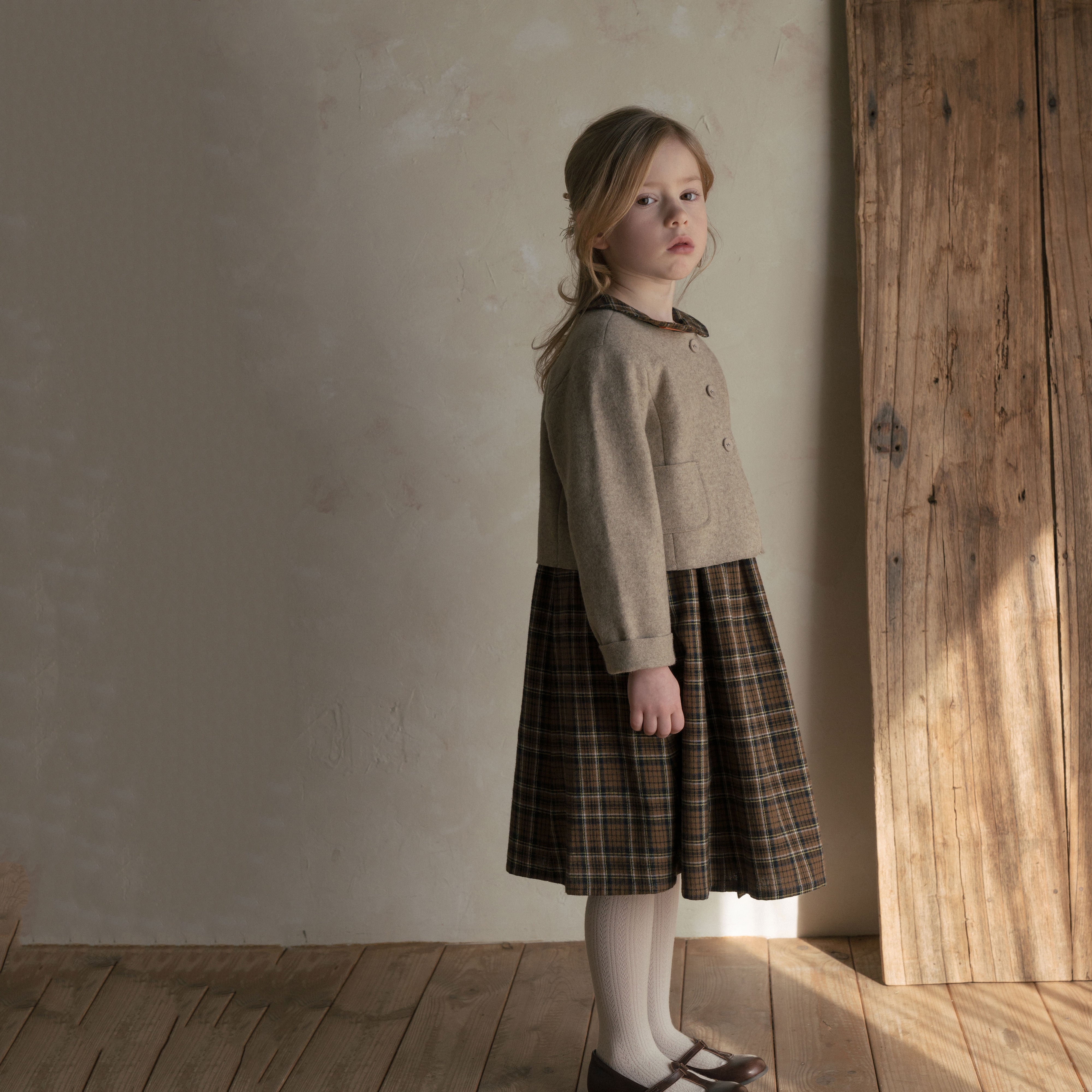 Girls Beige Jacket