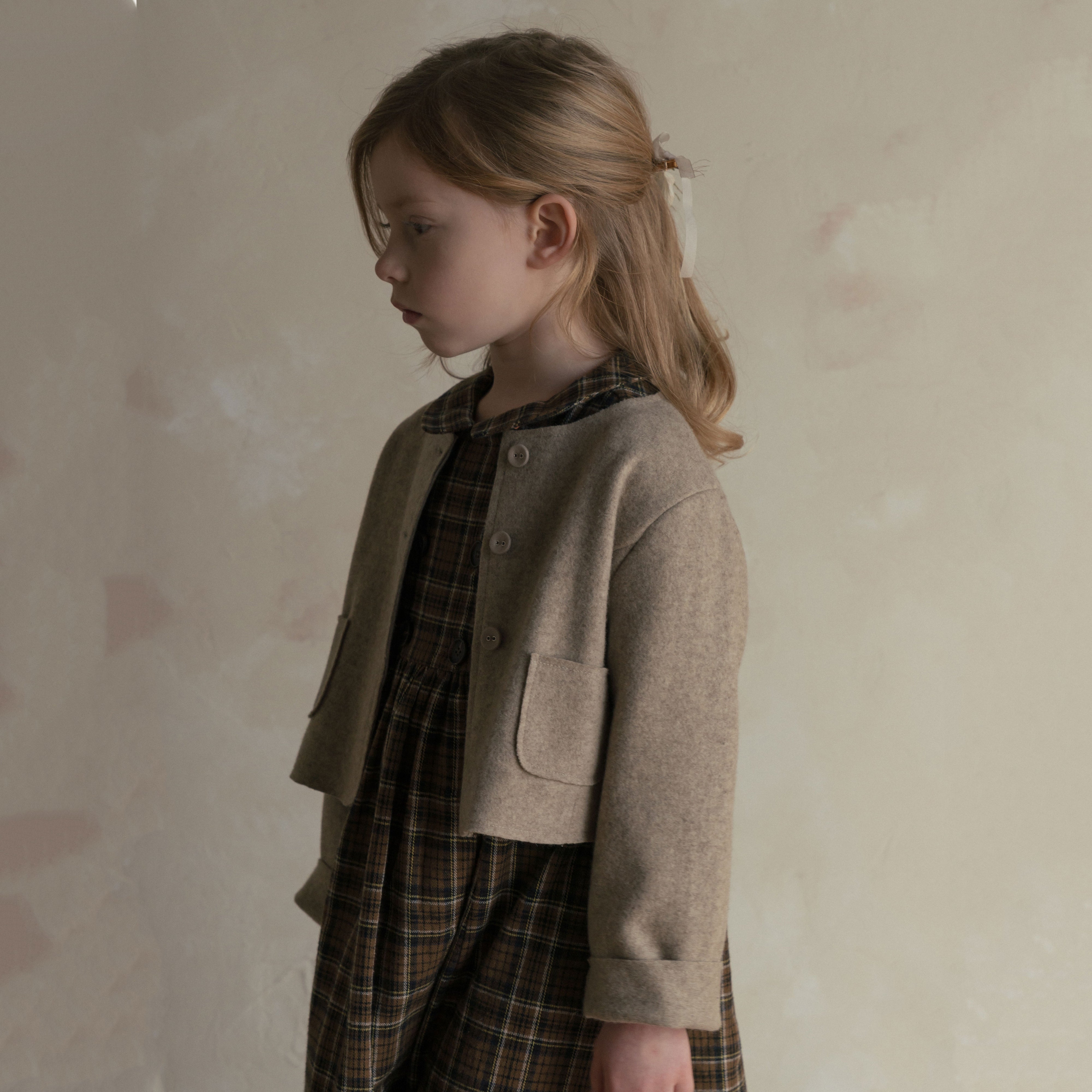 Girls Beige Jacket