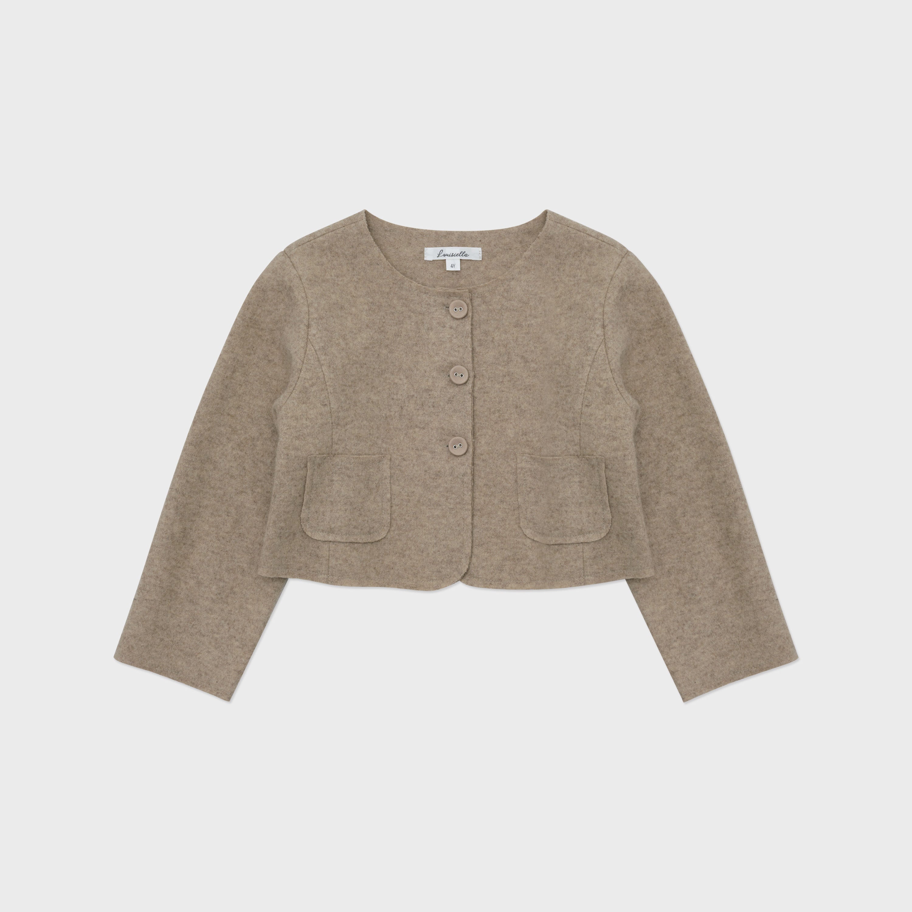 Girls Beige Jacket