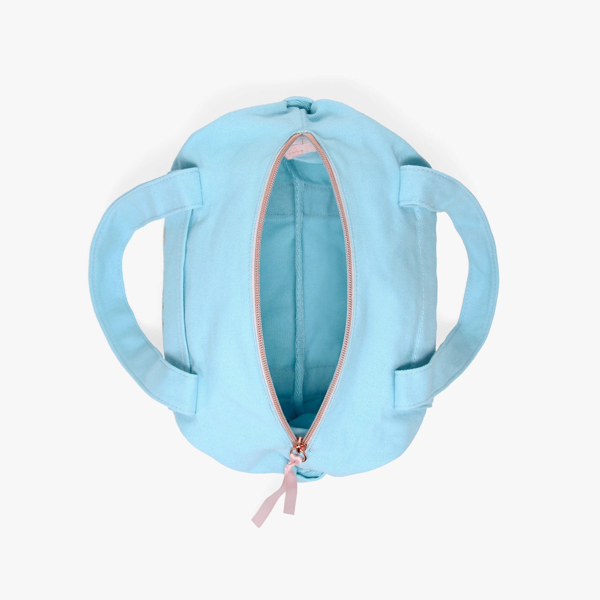 Girls Light Blue Ballet Bag(高17x宽25x深18cm)