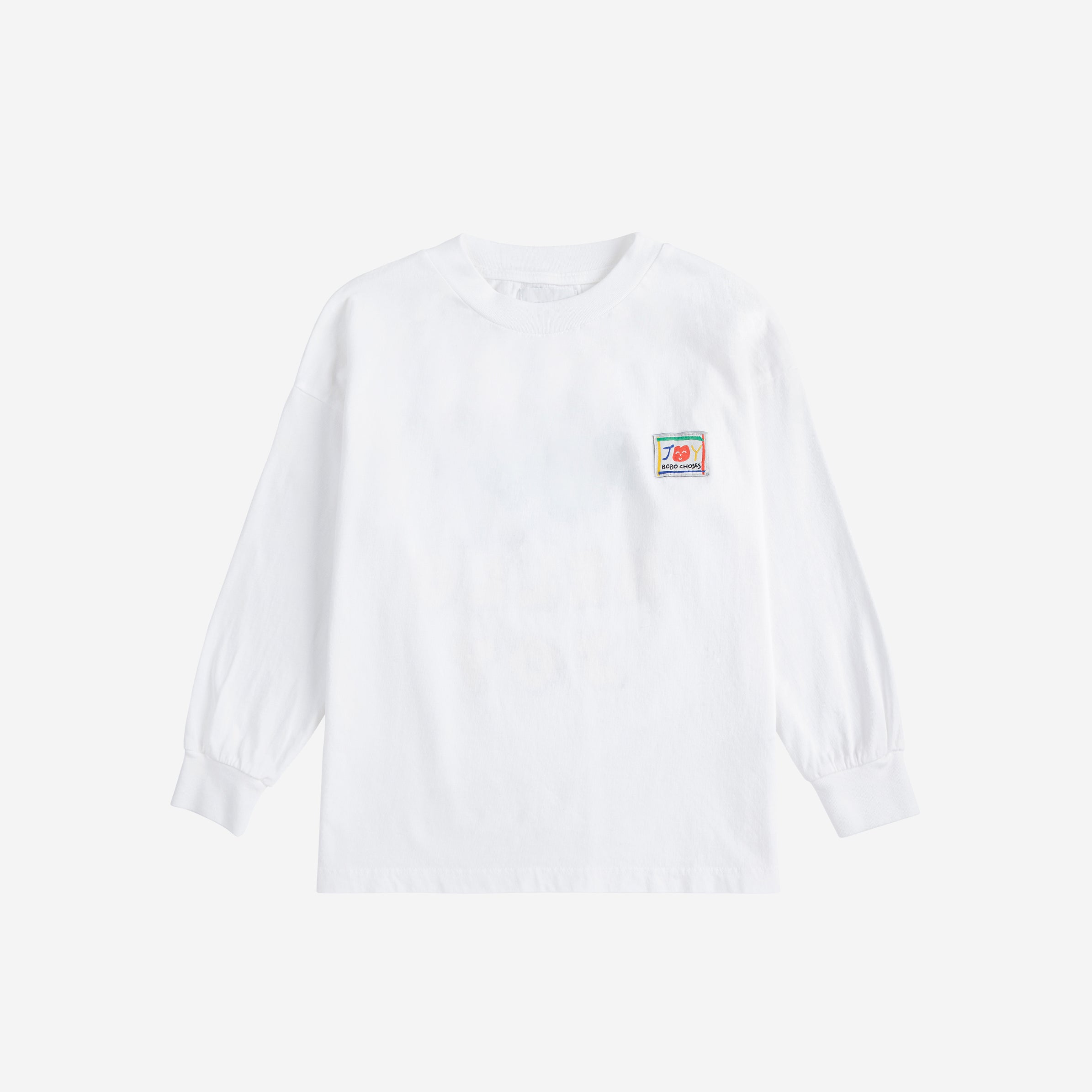 Girls Offwhite Printed Logo Cotton T-Shirt