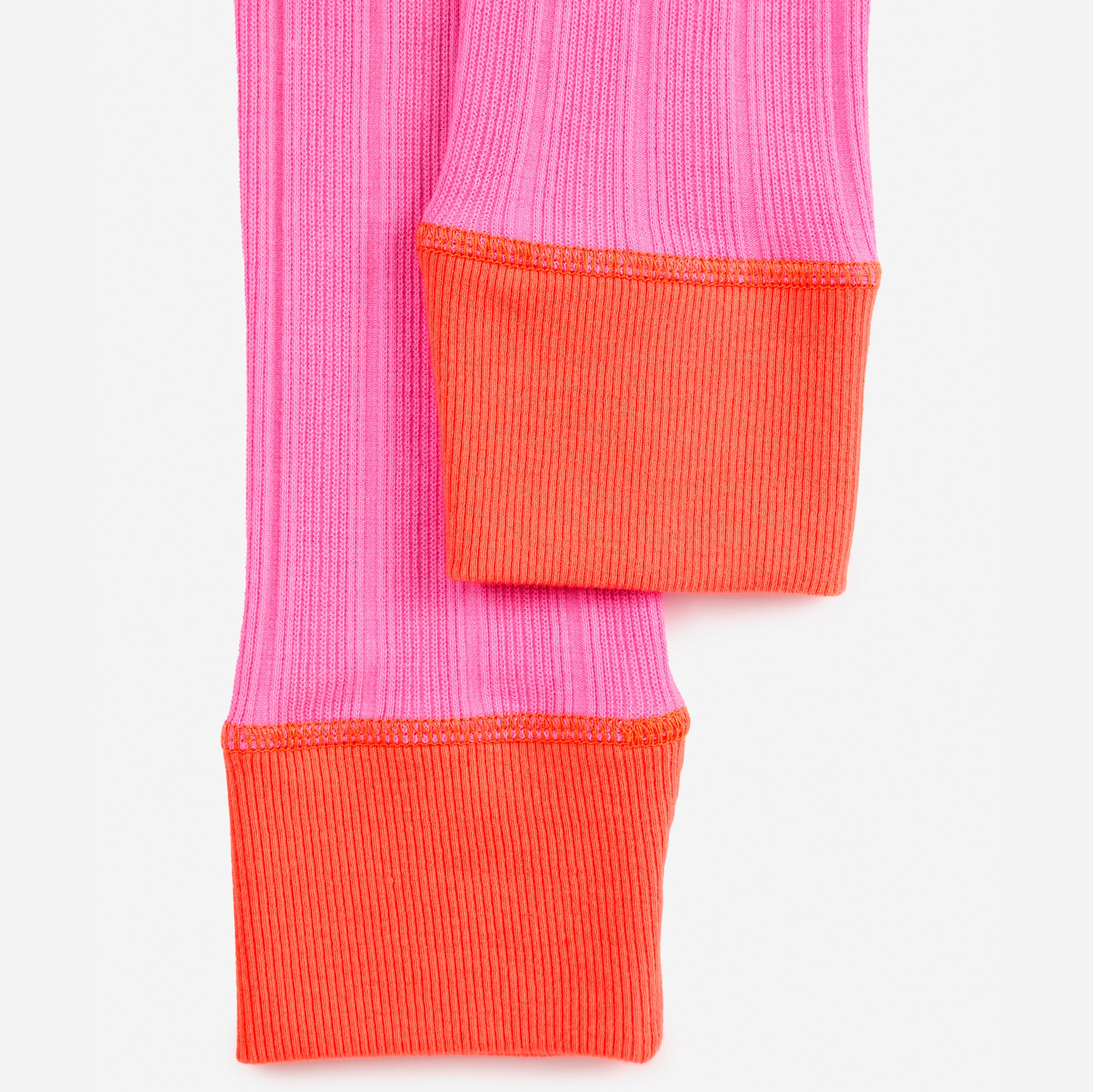 Girls Pink Printed Logo Leggings