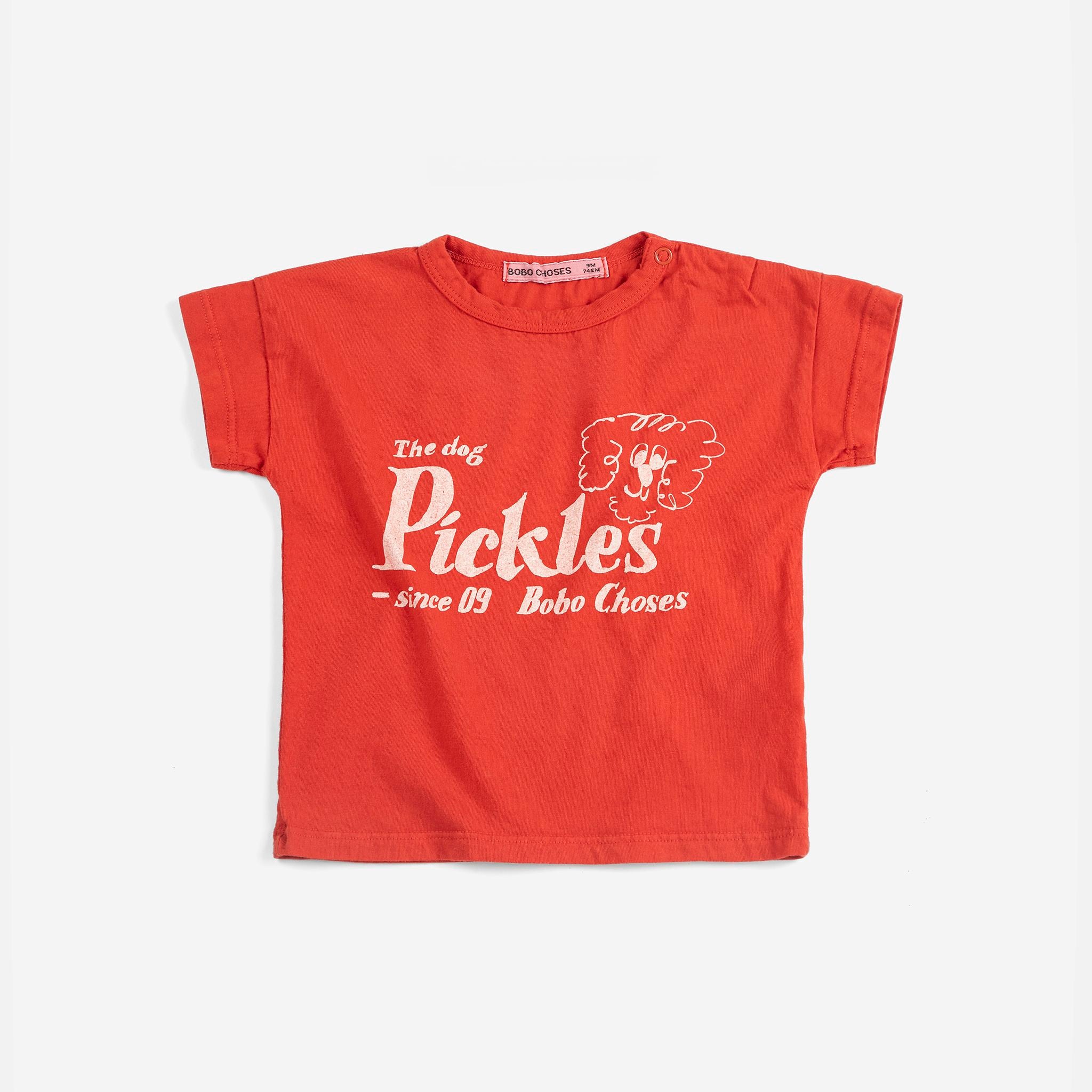 Baby Boys & Girls Red Logo Cotton T-Shirt