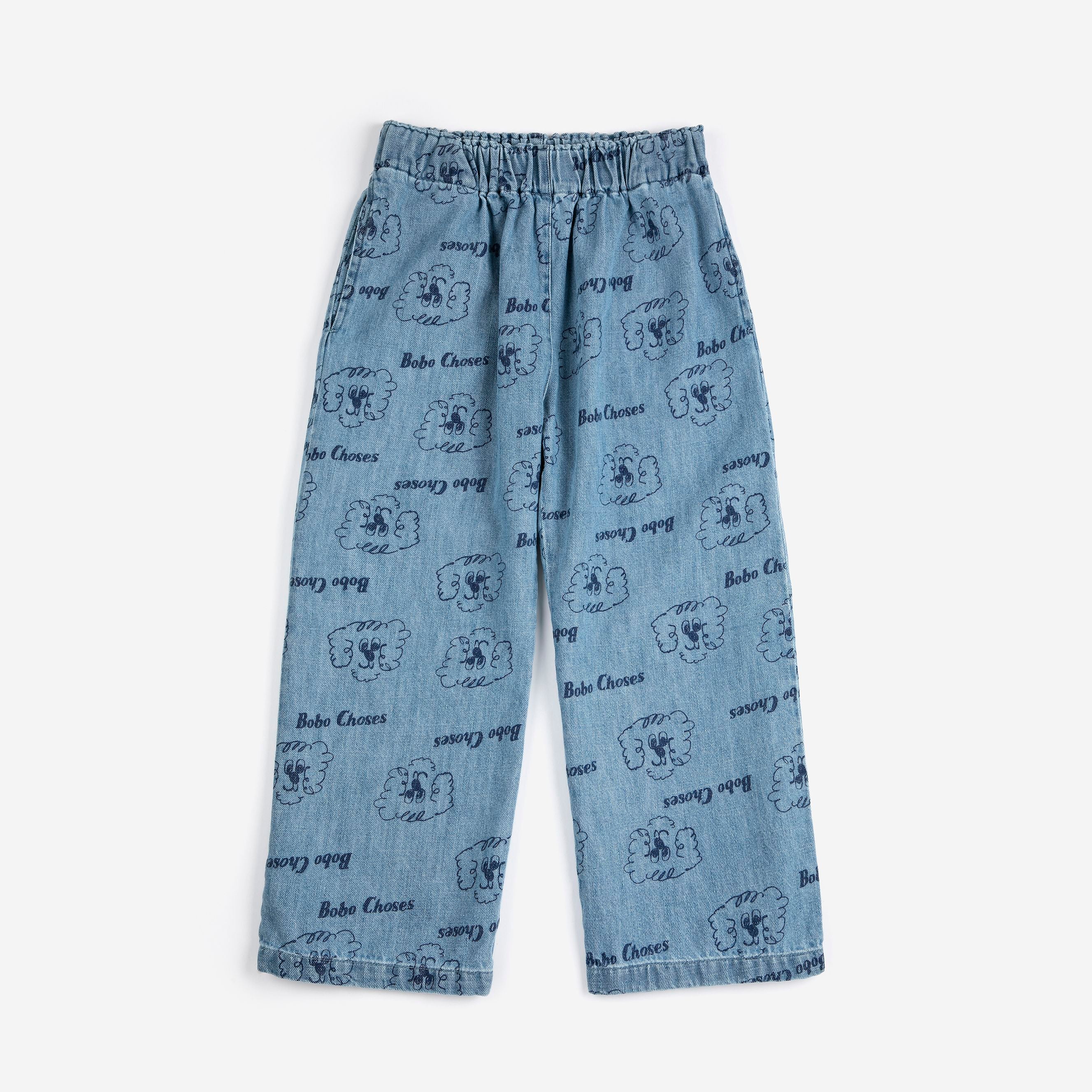 Boys & Girls Light Blue Denim Trousers