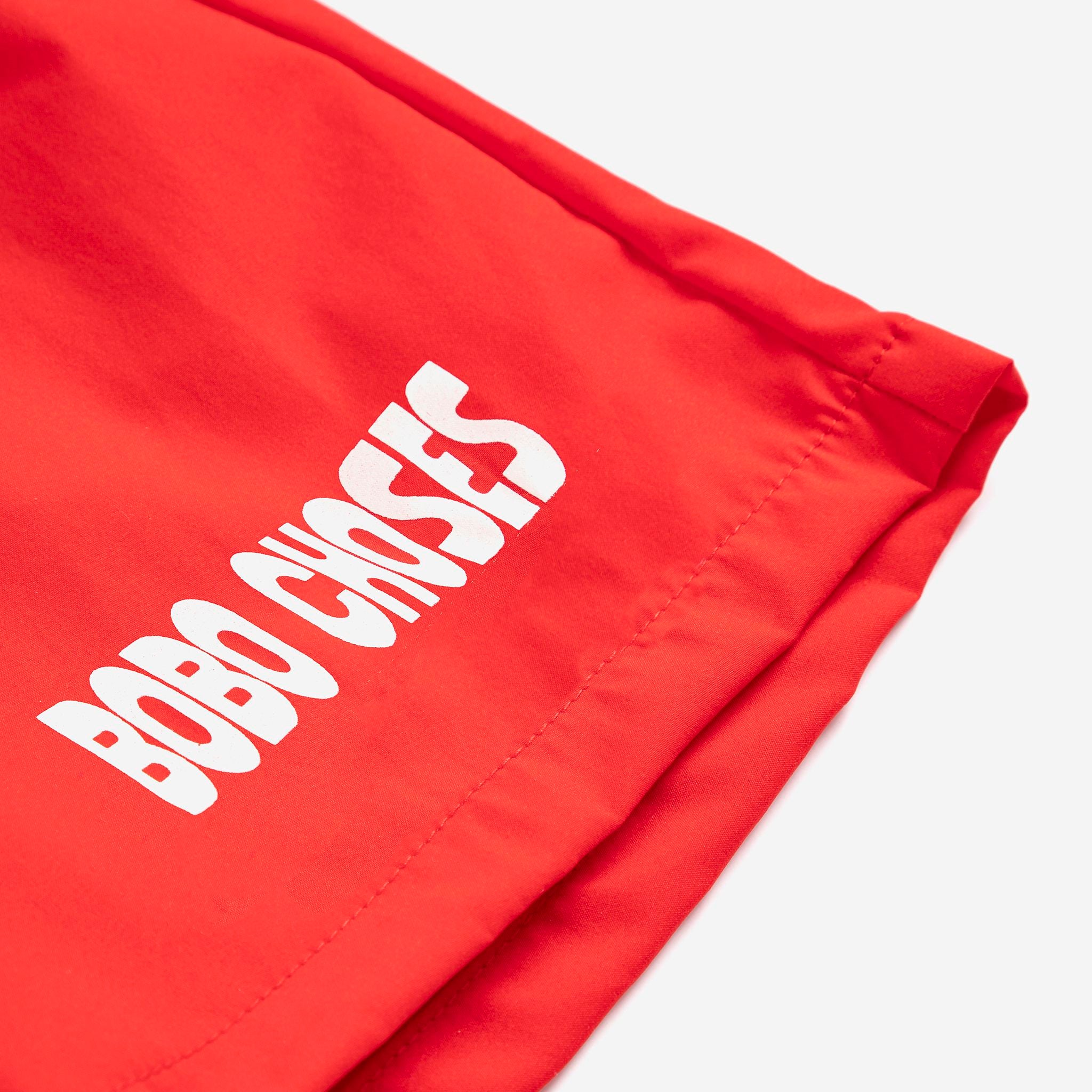 Boys Red Logo Swim Shorts