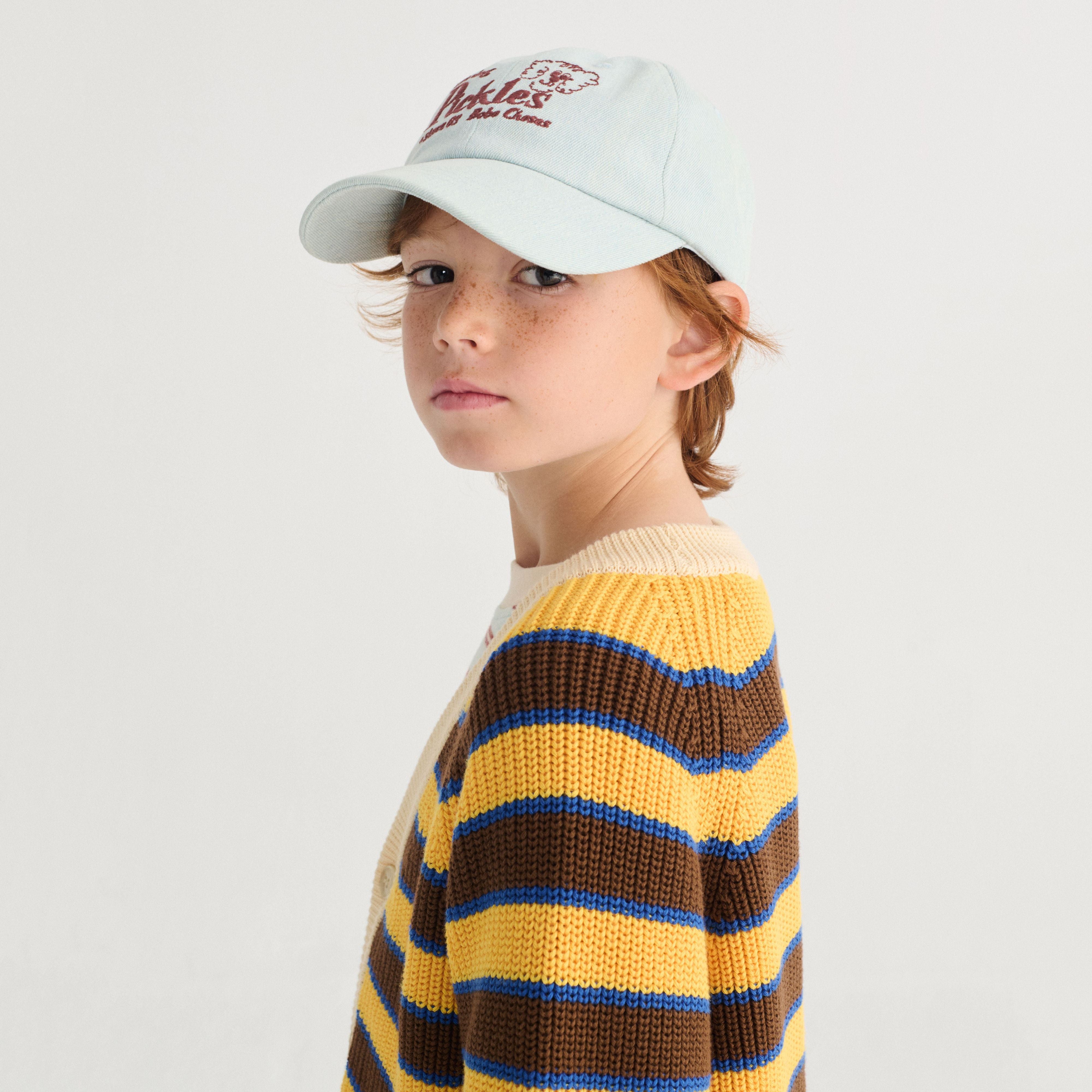 Boys & Girls Light Blue Denim Baseball Cap