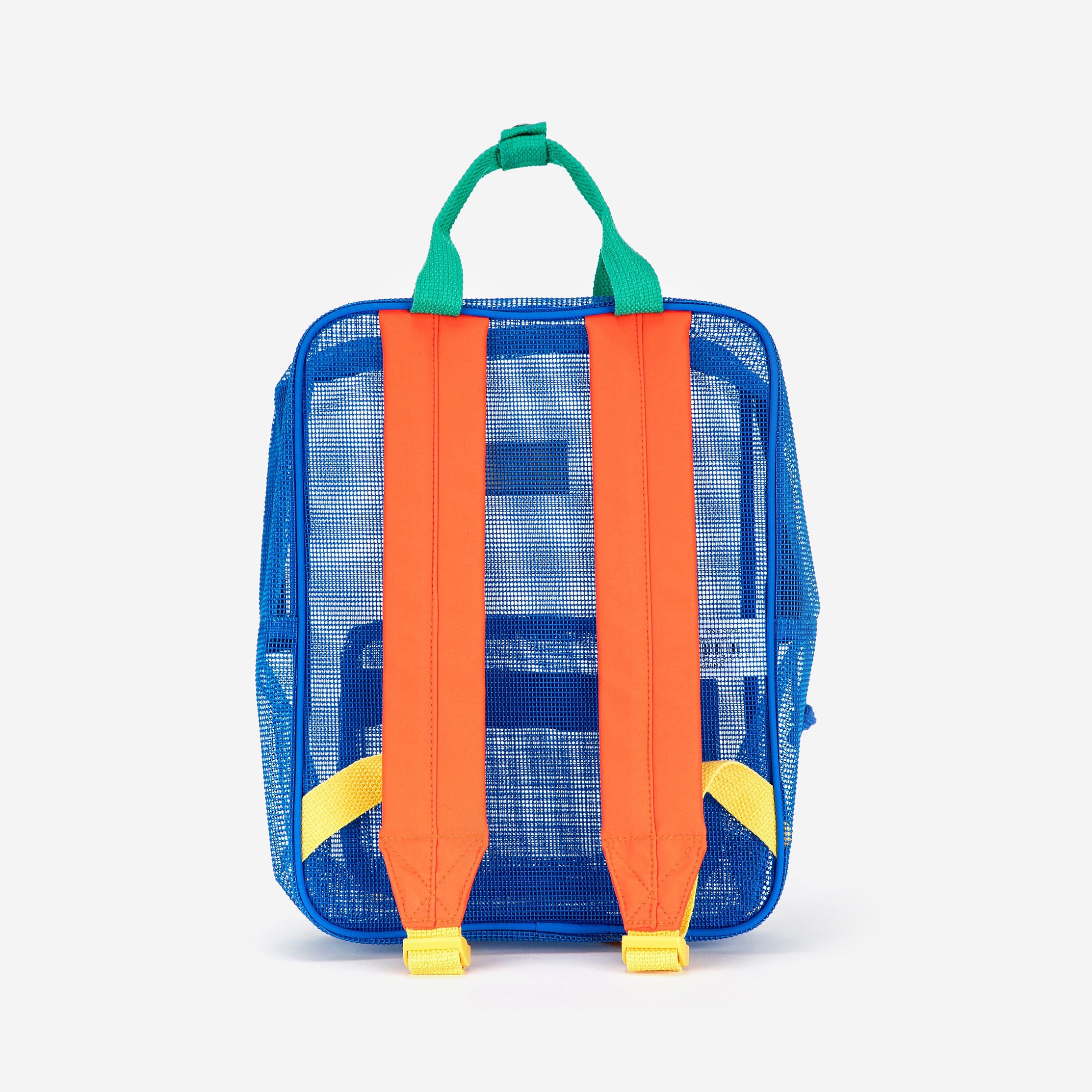 Boys & Girls Blue Mesh Backpack(Height 28 x Width 22 x Depth 9 cm)