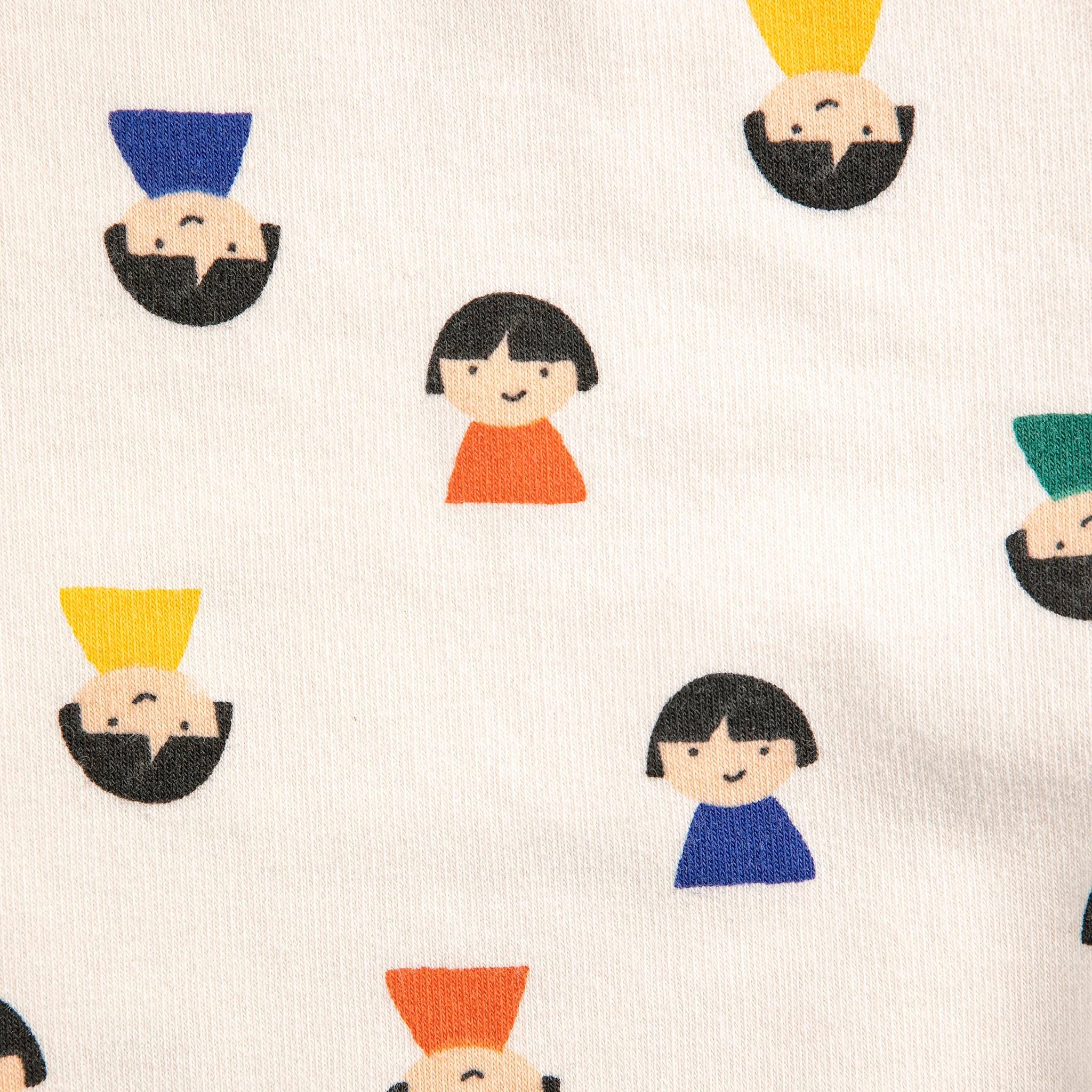 Baby Boys & Girls White Printed Cotton Sweatshirt