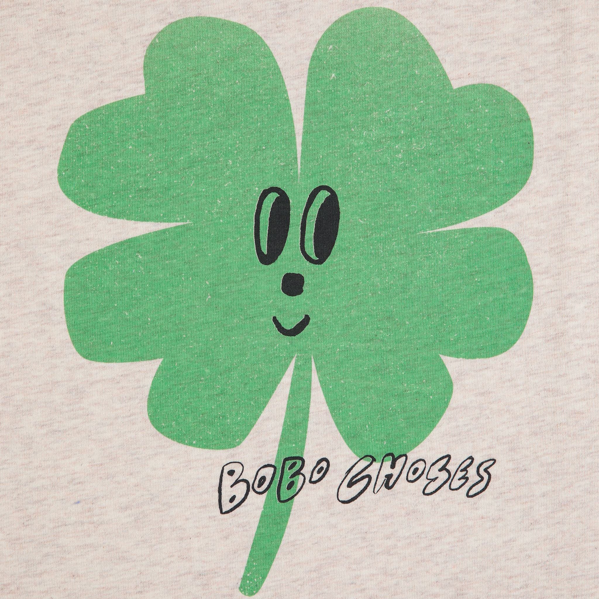 Boys & Girls Yellow Lucky Printed Cotton T-Shirt