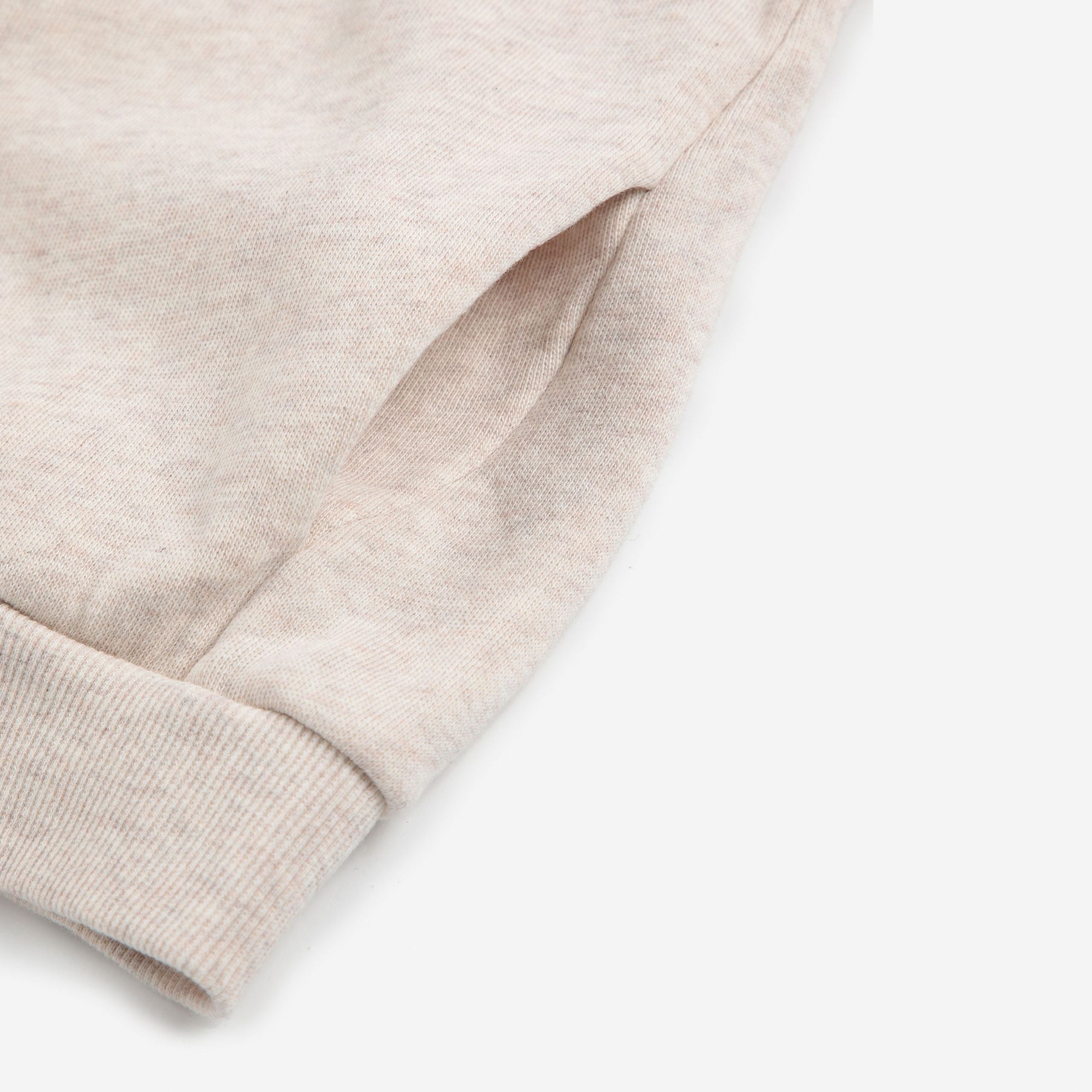 Boys & Girls Beige Cotton Zip-Up Top