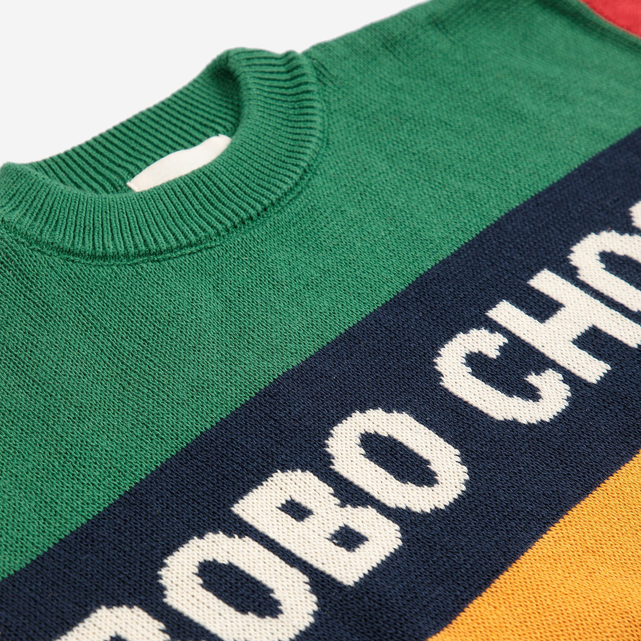 Boys Multicolor Cotton Knit Sweater