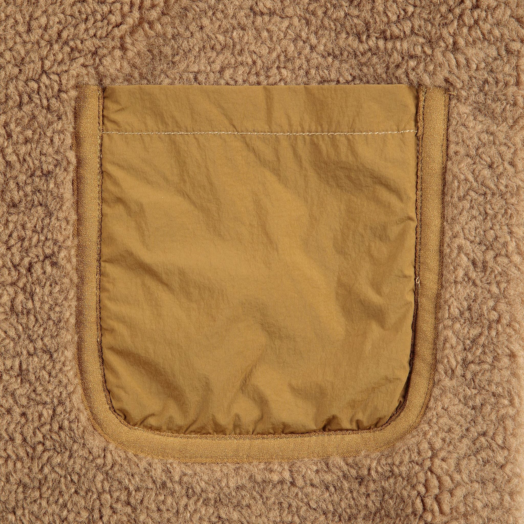 Boys & Girls Light Brown Plush Coat