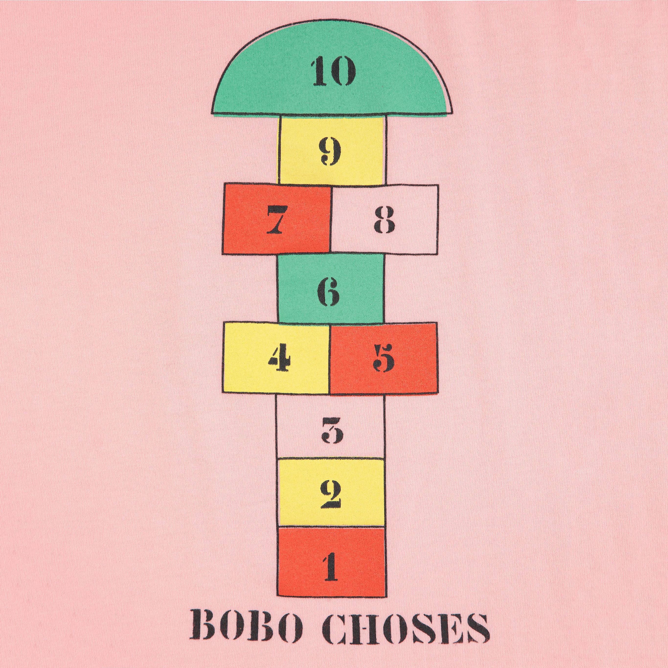 Boys & Girls Pink Printed Cotton T-Shirt