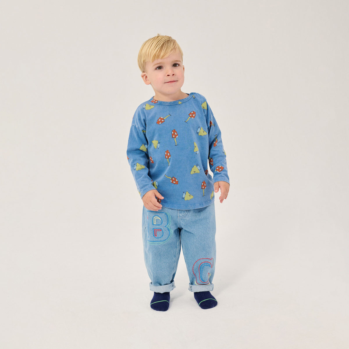 Baby Boys & Girls Light Blue Denim Trousers