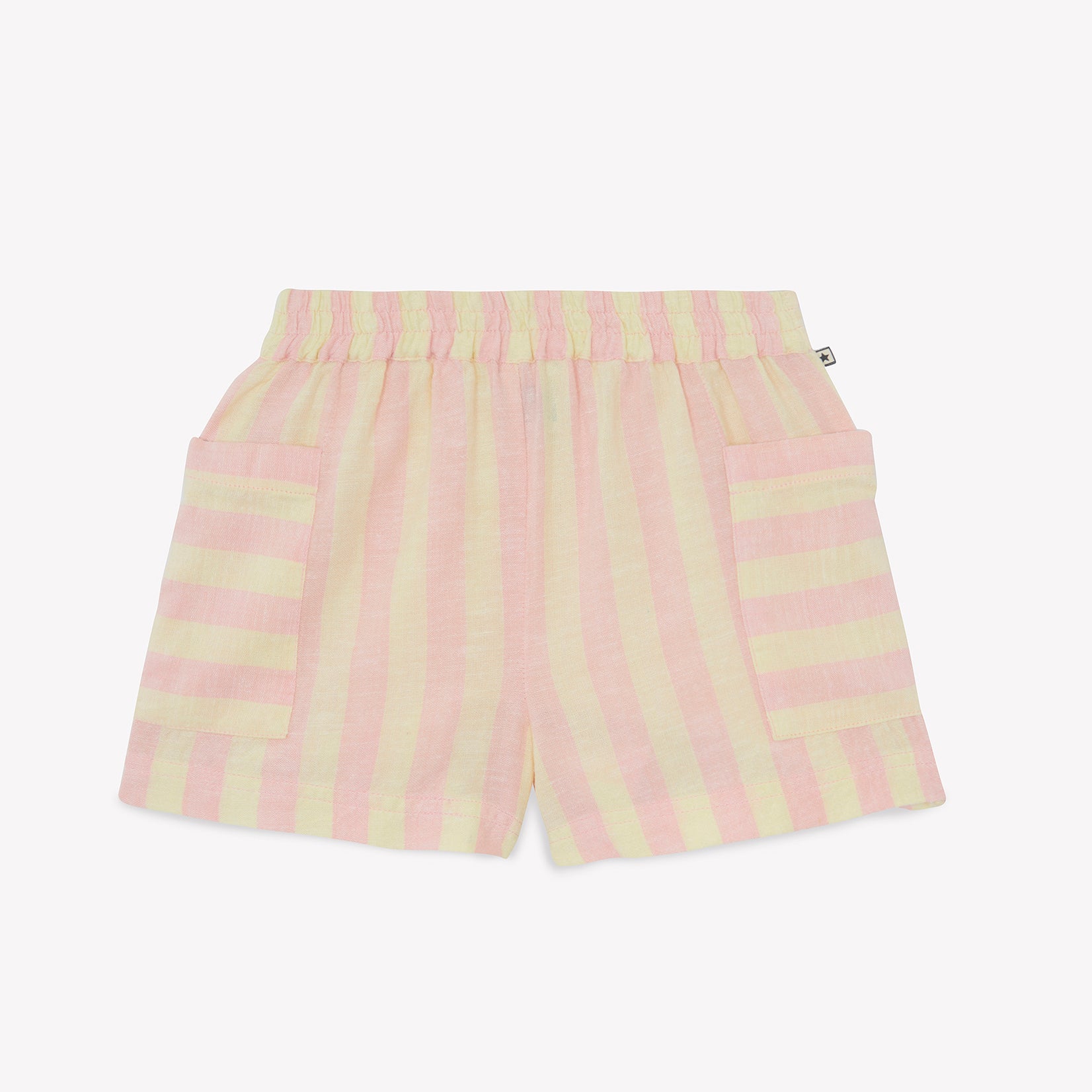 Girls Yellow Stripe Shorts