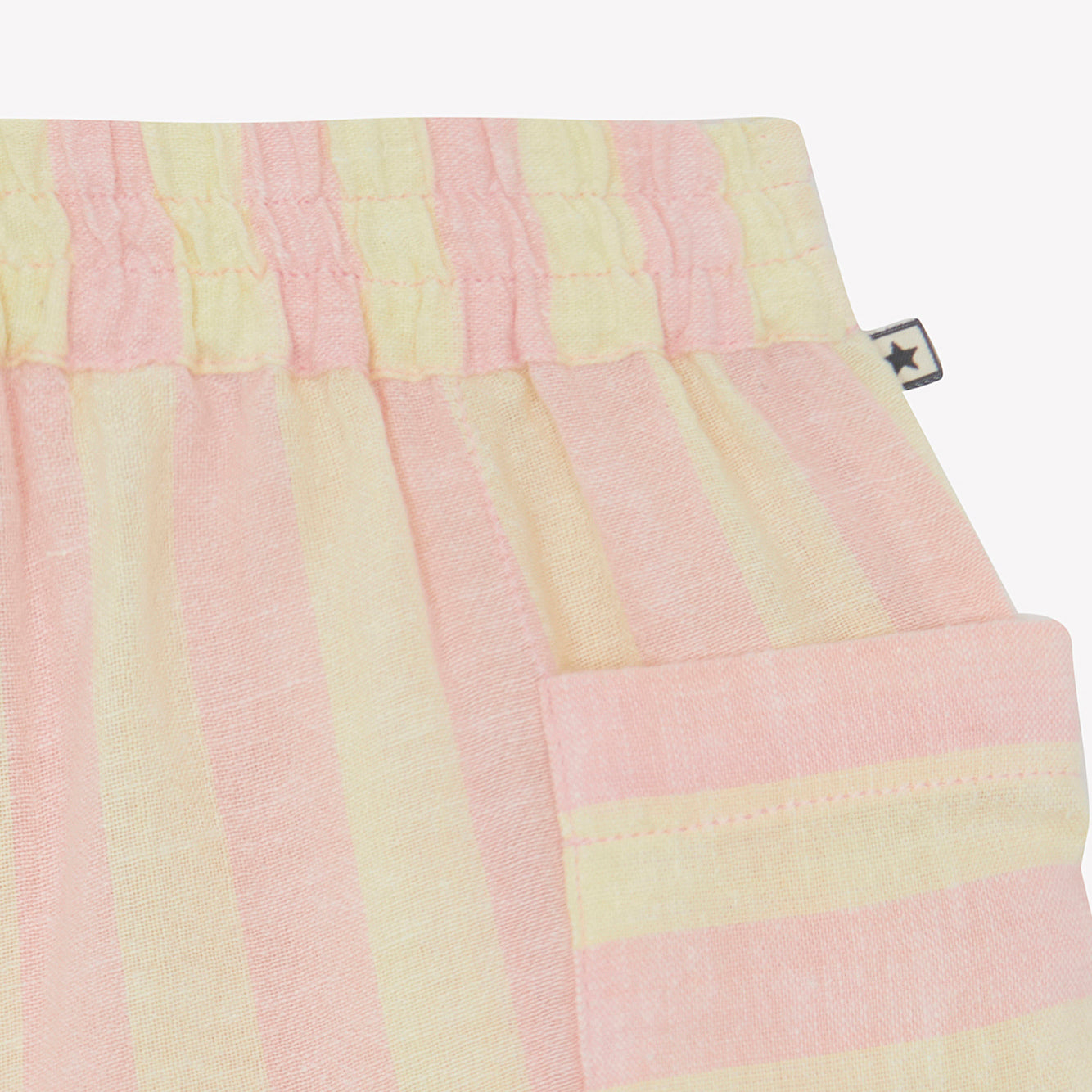 Girls Yellow Stripe Shorts