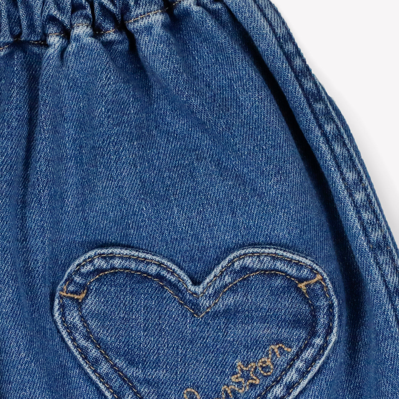 Girls Denim Blue Skirt