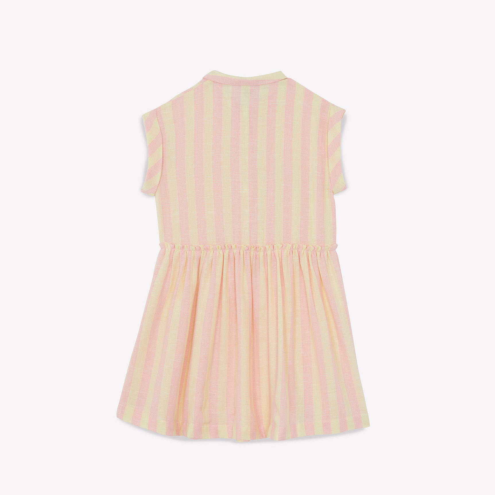 Girls Yellow Stripe Dress