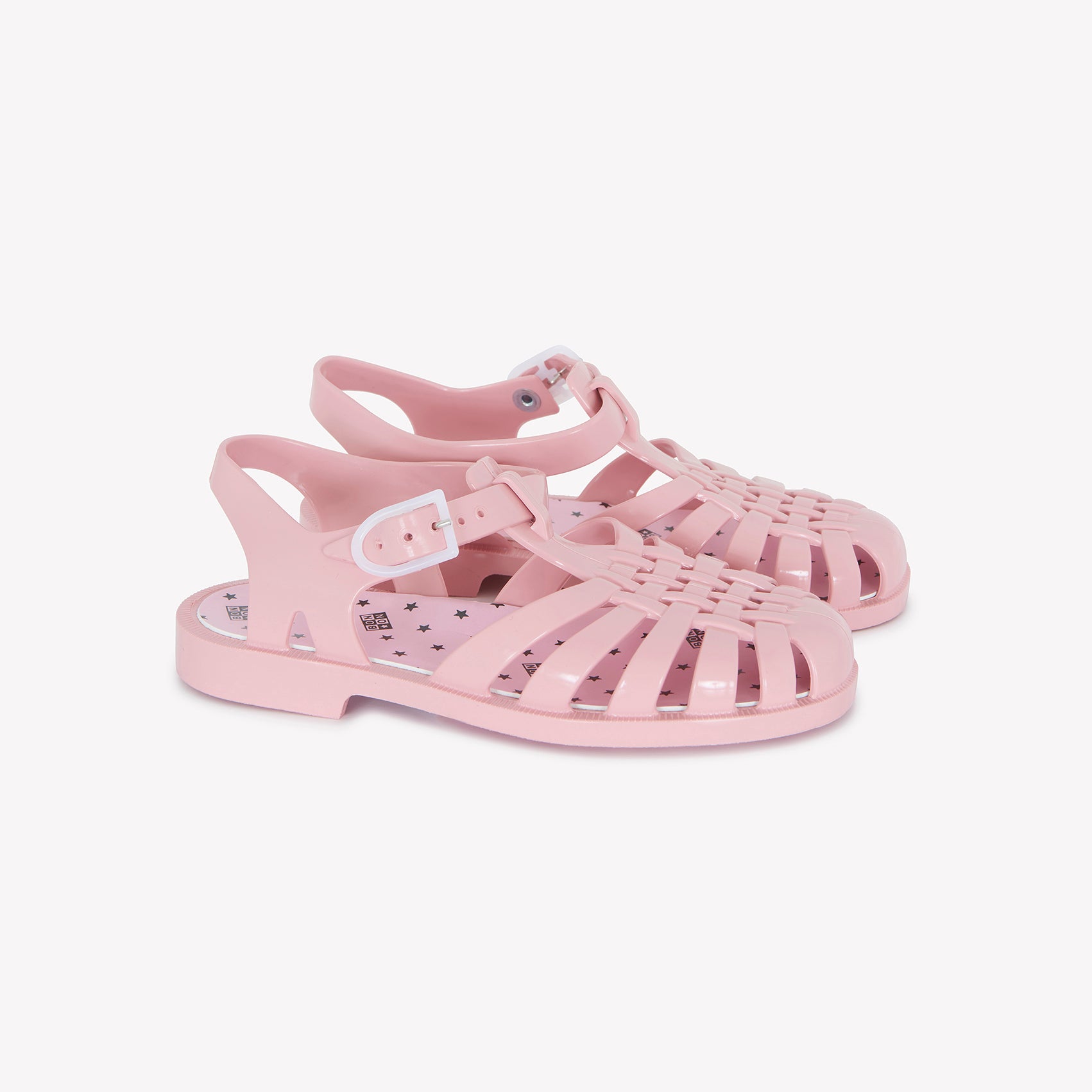 Girls Pink Roman Sandals