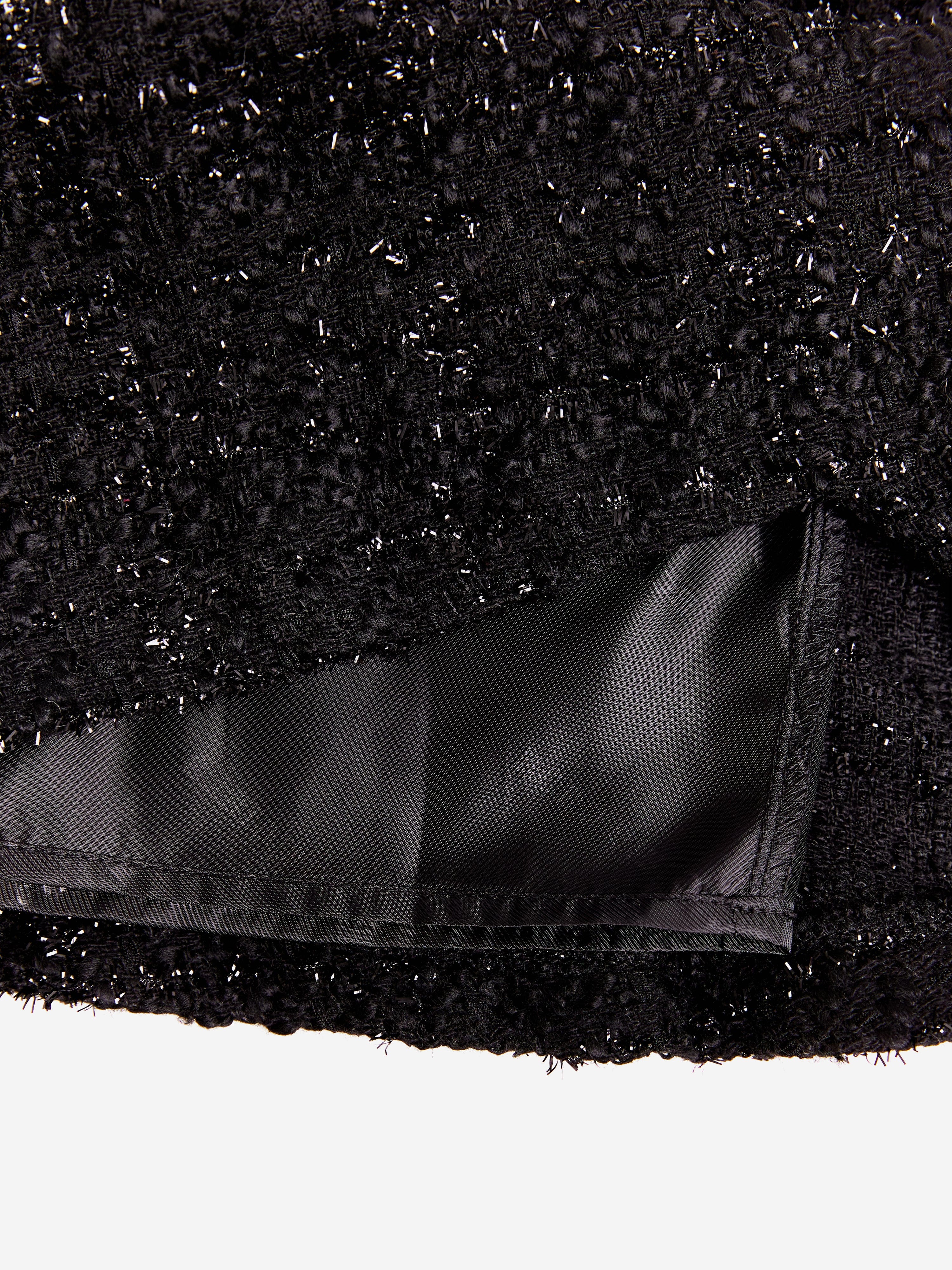 BCBG Girls Tweed Skort in Black