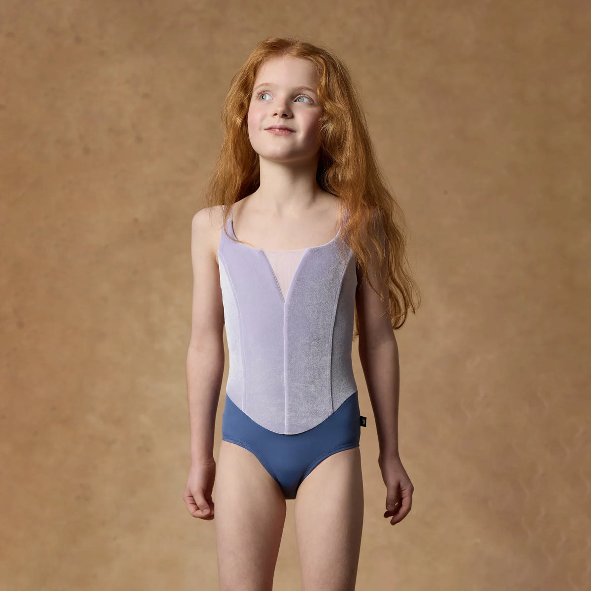 Girls Light Purple Velvet Ballet Onesies(BELLA LEOTARD PRELUDE/VERBENA MISTRAL MARSHMALLOW)