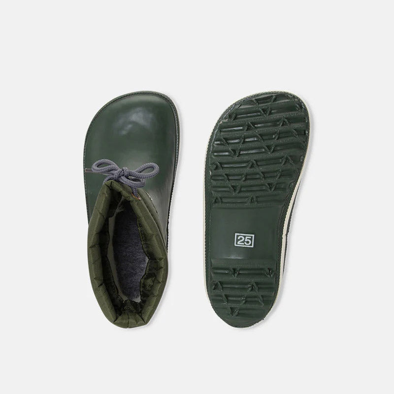 Boys & Girls Green "Cirro Low Warm" Rain Shoes