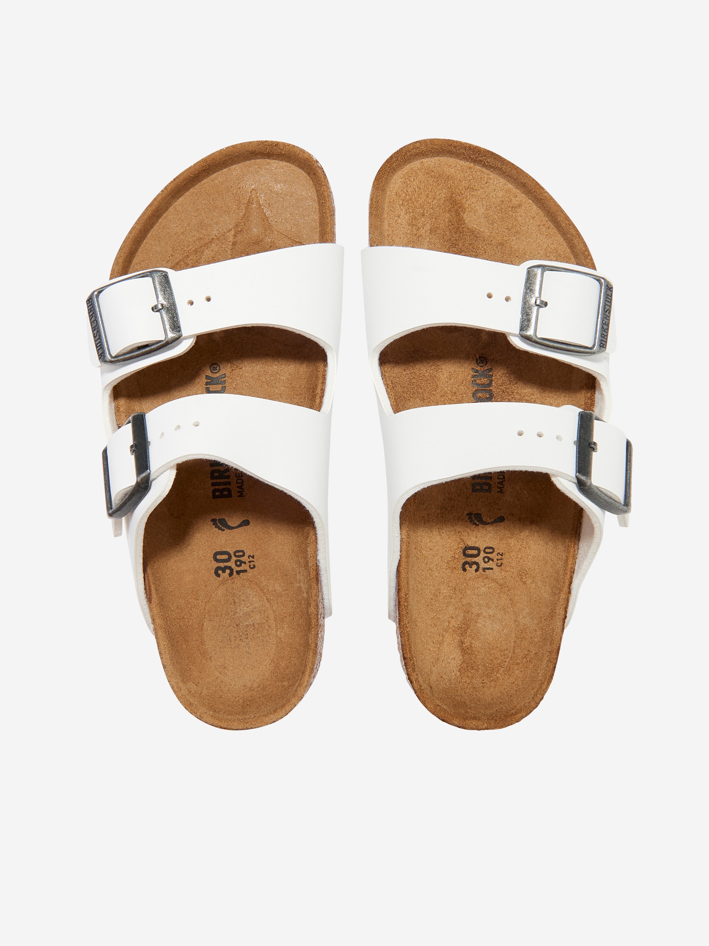 Kids Arizona Sandals in White