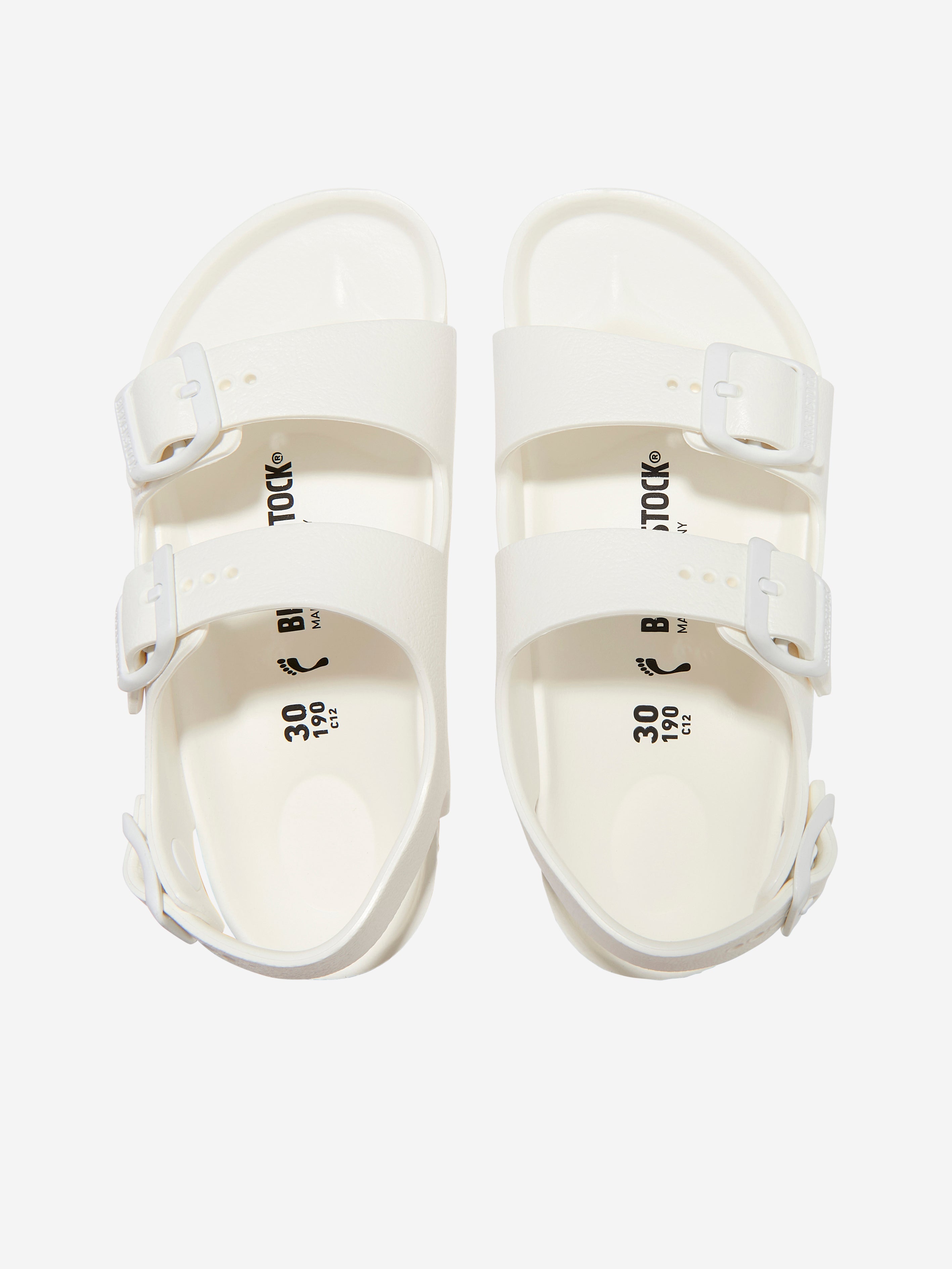 Kids Milano Eva Sandals in White